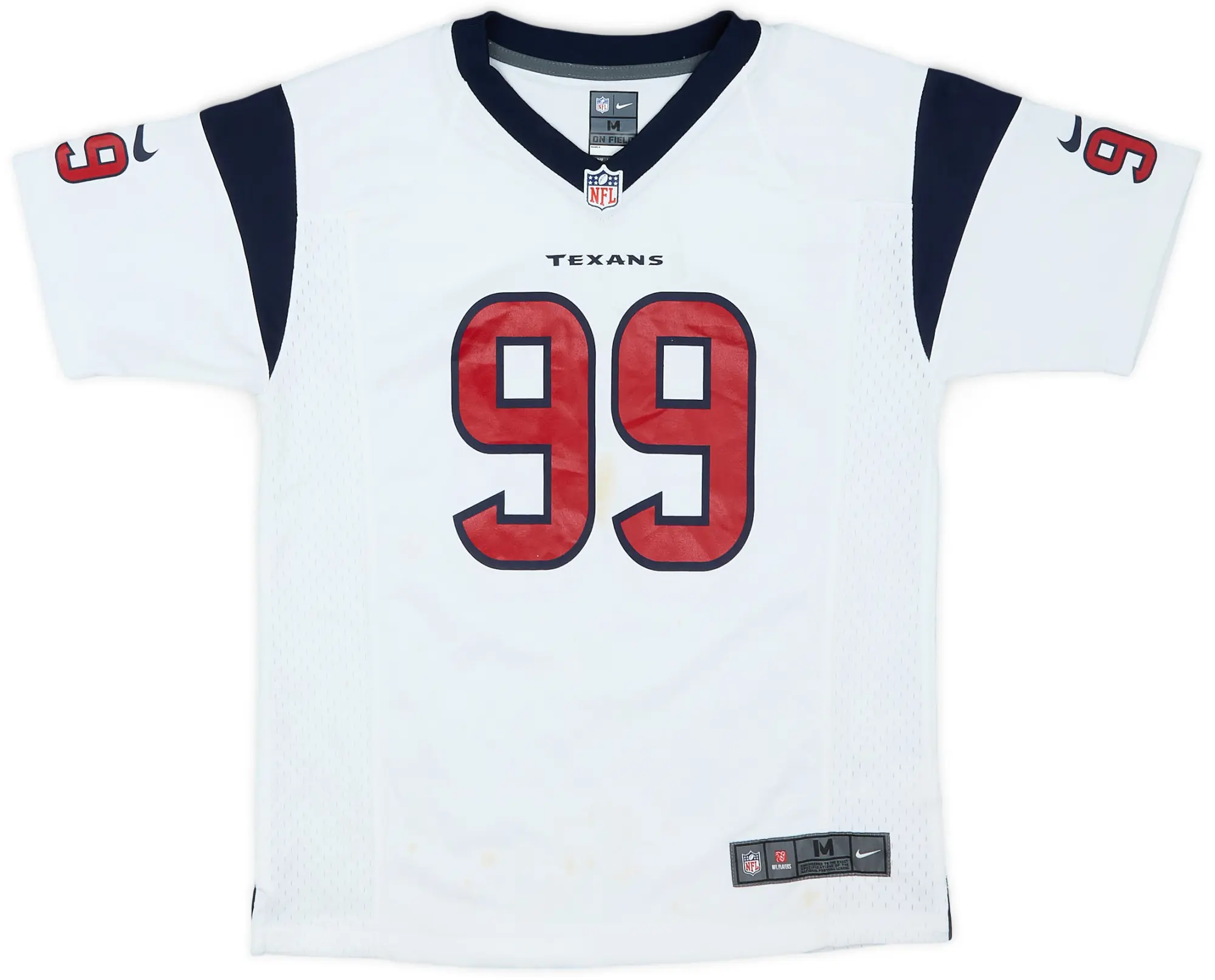2012-16 Houston Texans Watt #99 Nike Game Away Jersey - 5/10 - (M.Boys)