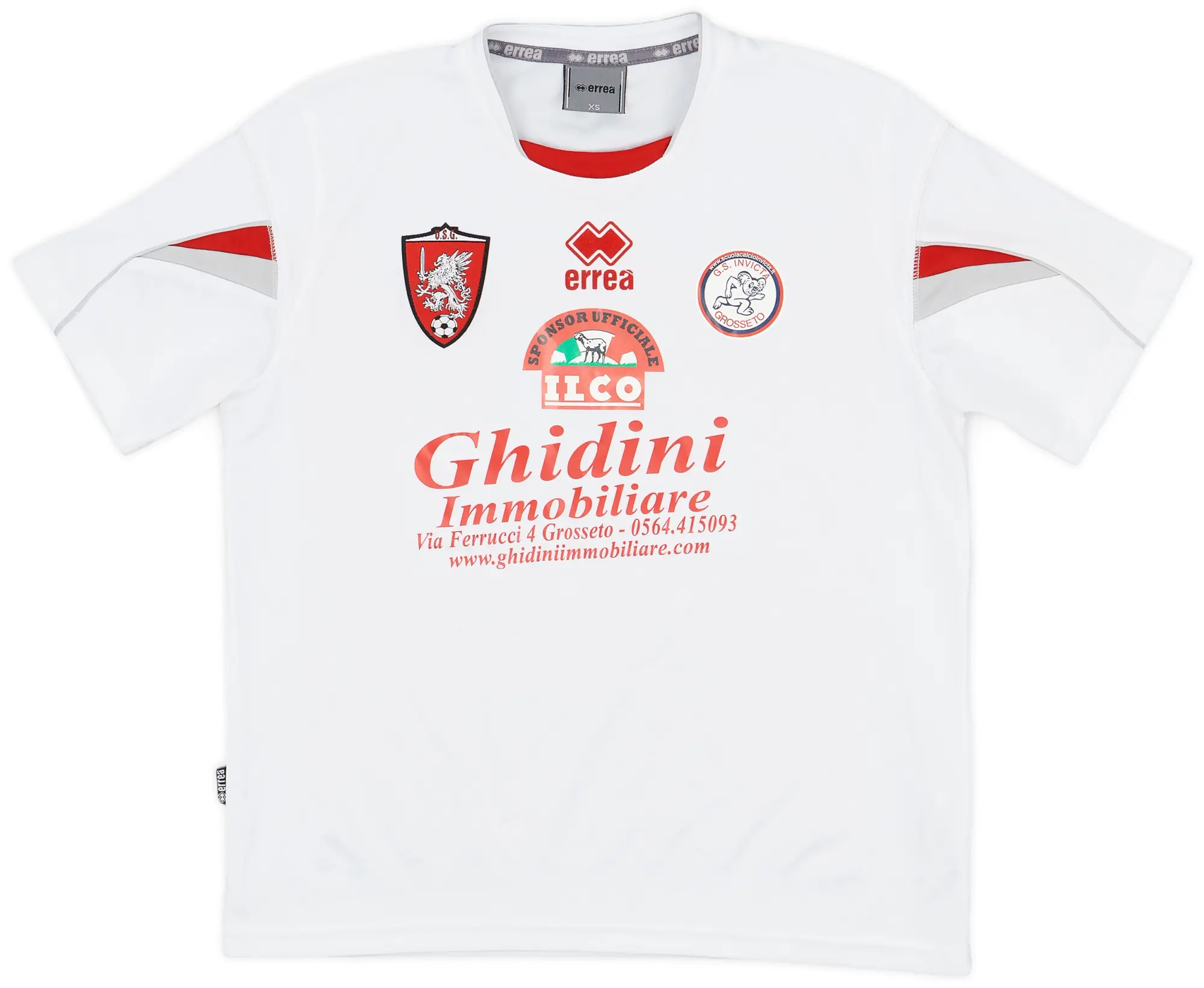 2000s Grosseto Errea Training Shirt - 8/10 - (XS)