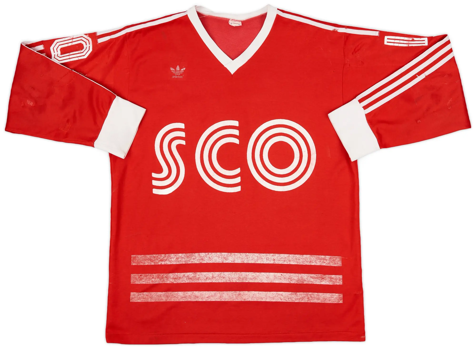 1980s adidas Template L/S Shirt #10 - 3/10 - (XL)