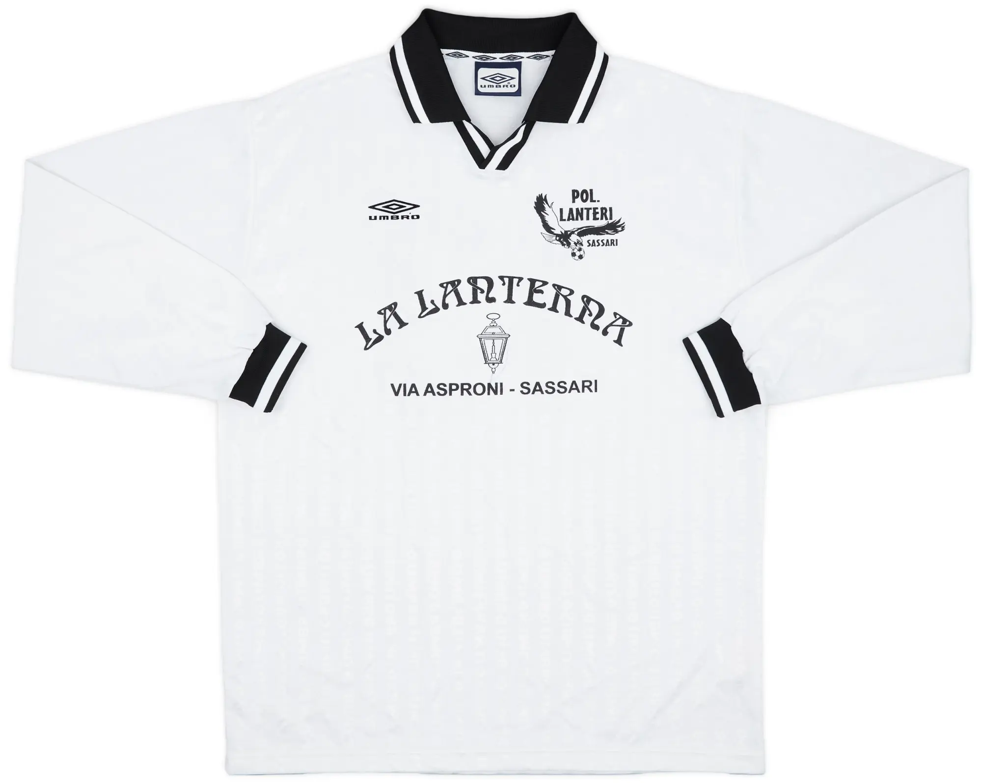 1990s Polisportivo Lanteri Sassi Home L/S Shirt #13 - 9/10 - (XL)