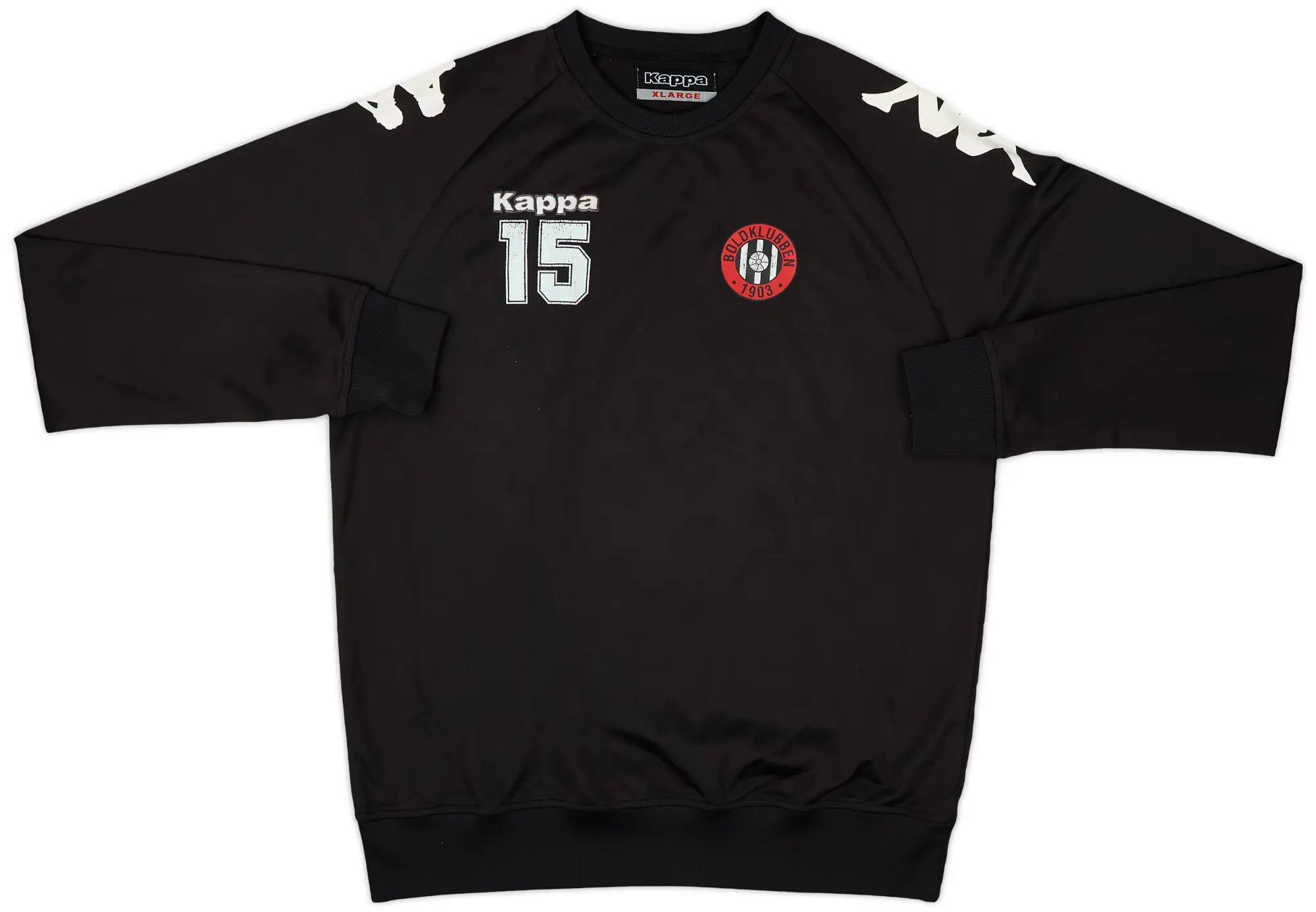 2010s Boldklubben 1903 Kappa Player Issue Sweat Top #15 - 7/10 - (XL)
