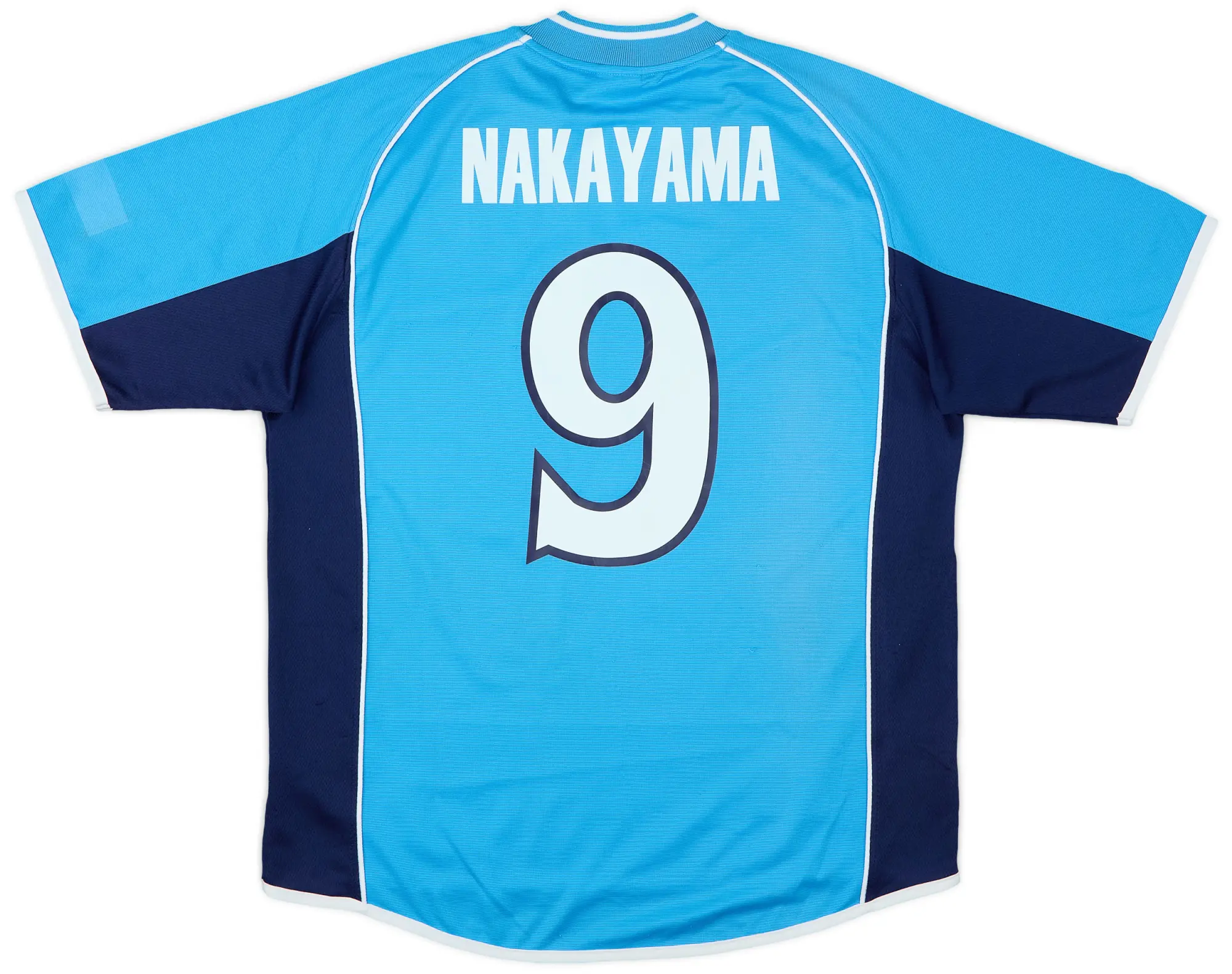 2002 Jubilo Iwata Home Shirt Nakayama #9 - 8/10 - (L)