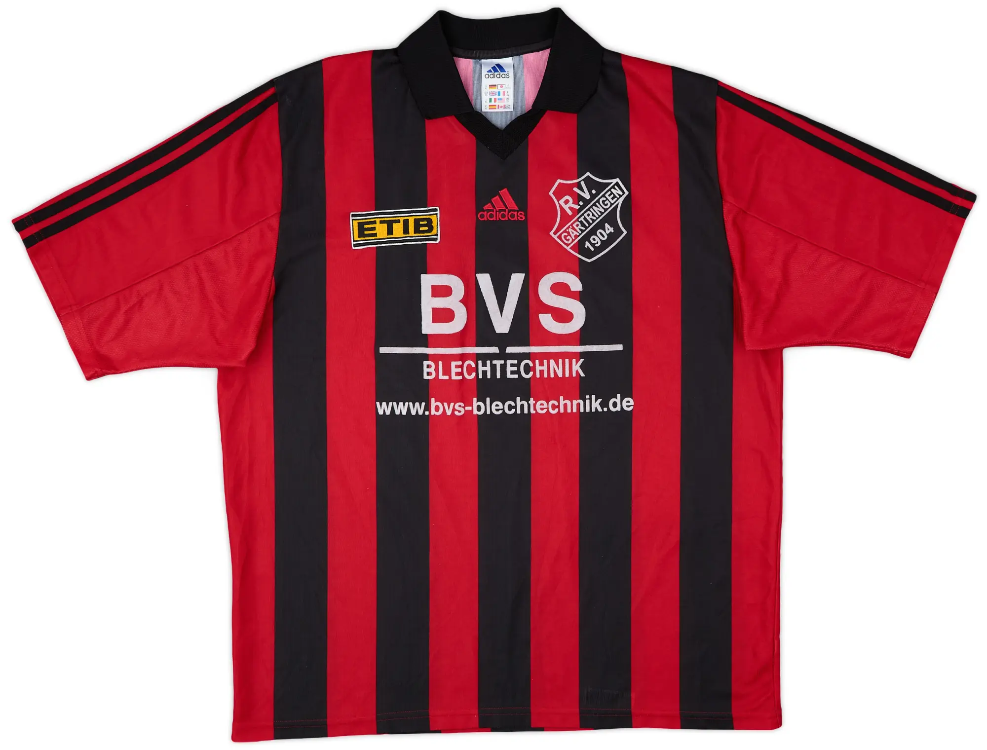 2000-01 adidas Template Shirt (RV Gartringen Cycle Ball) - 9/10 - (XL)