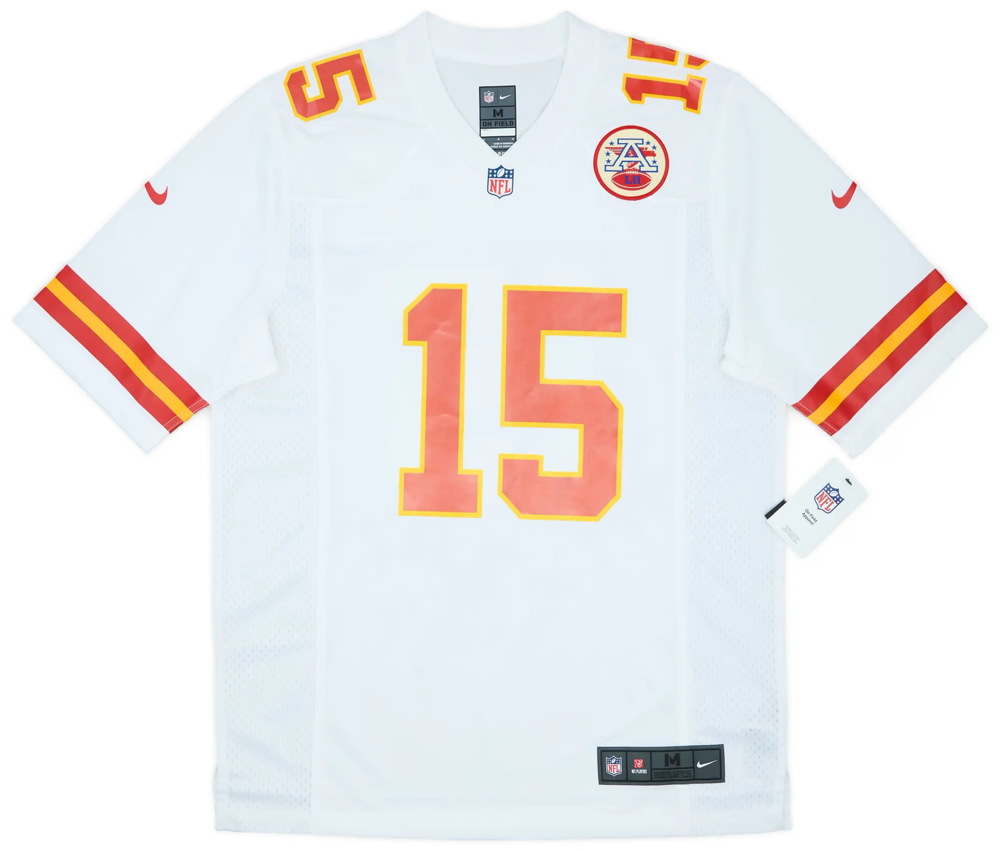 2017-24 Kansas City Chiefs Mahomes #15 Nike Game Away Jersey (M)