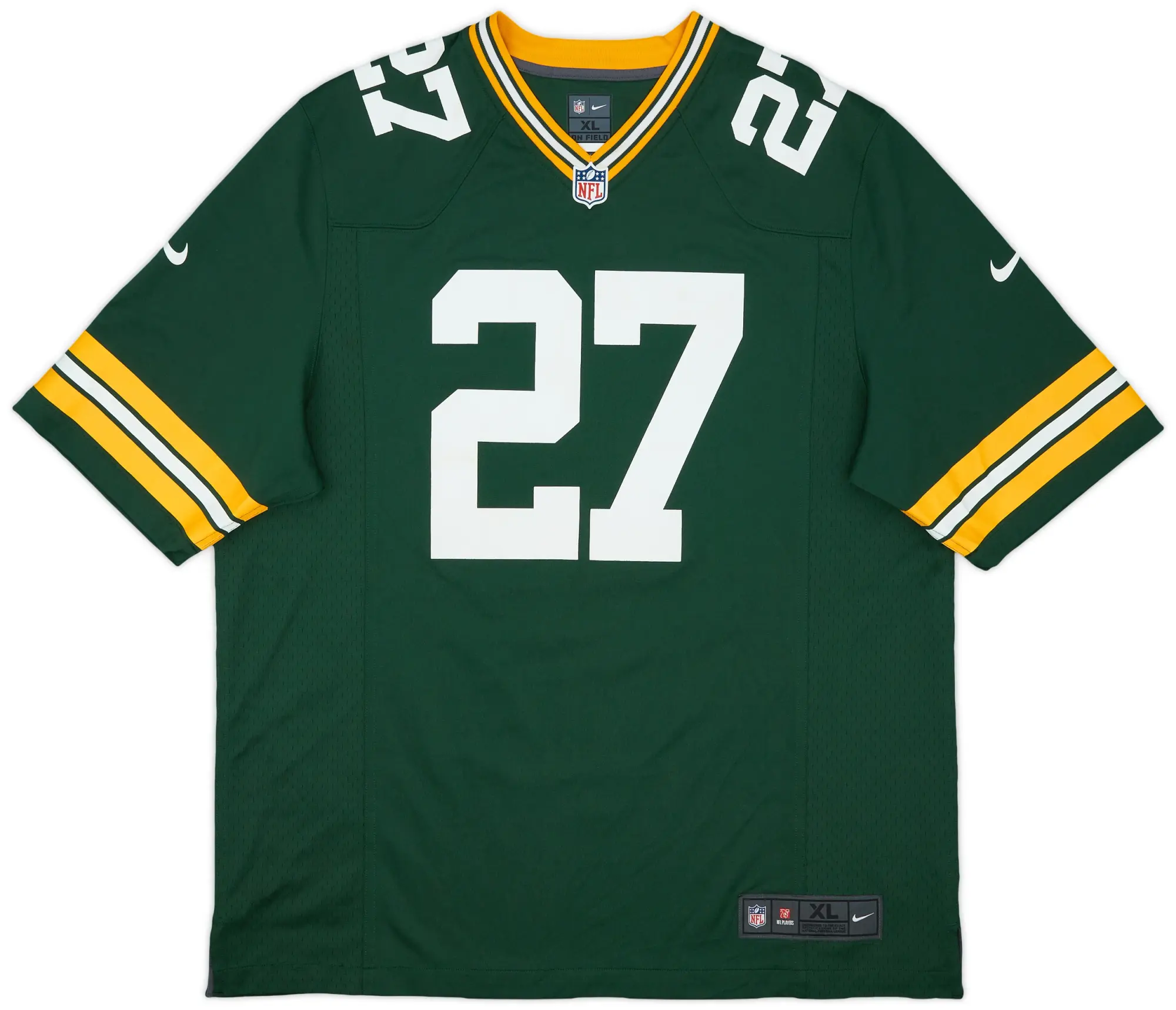 2013-16 Green Bay Packers Lacy #27 Nike Game Home Jersey - 5/10 - (XL)