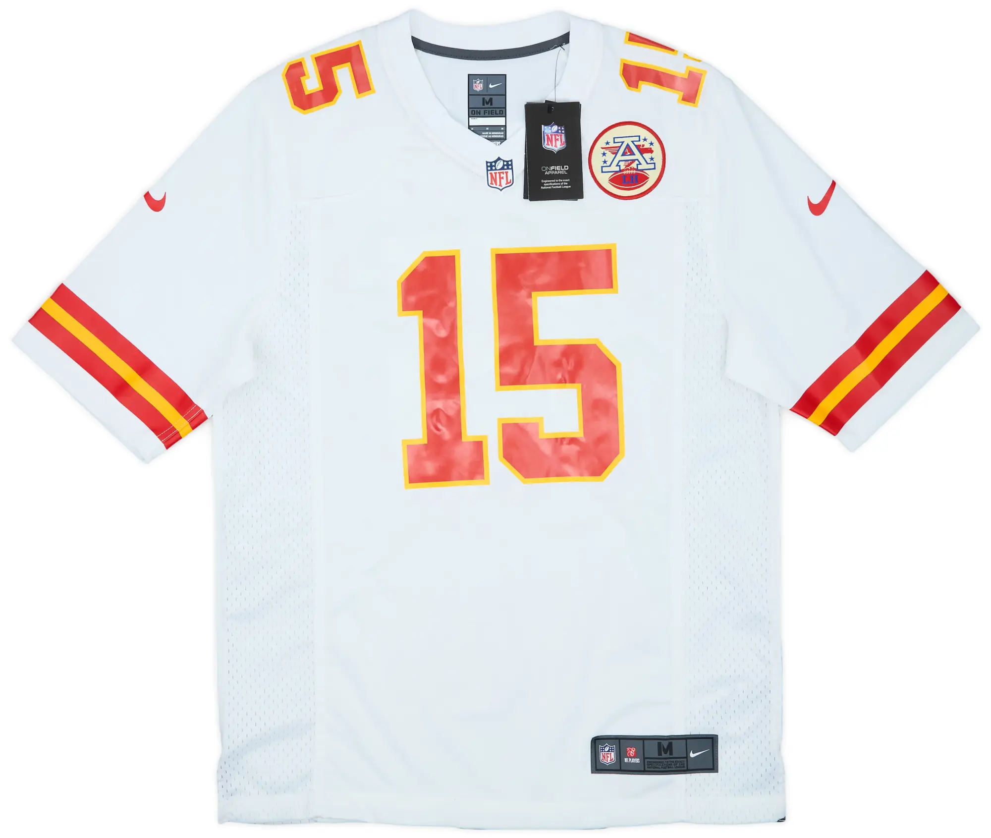 2017-24 Kansas City Chiefs Mahomes #15 Nike Game Away Jersey (M)