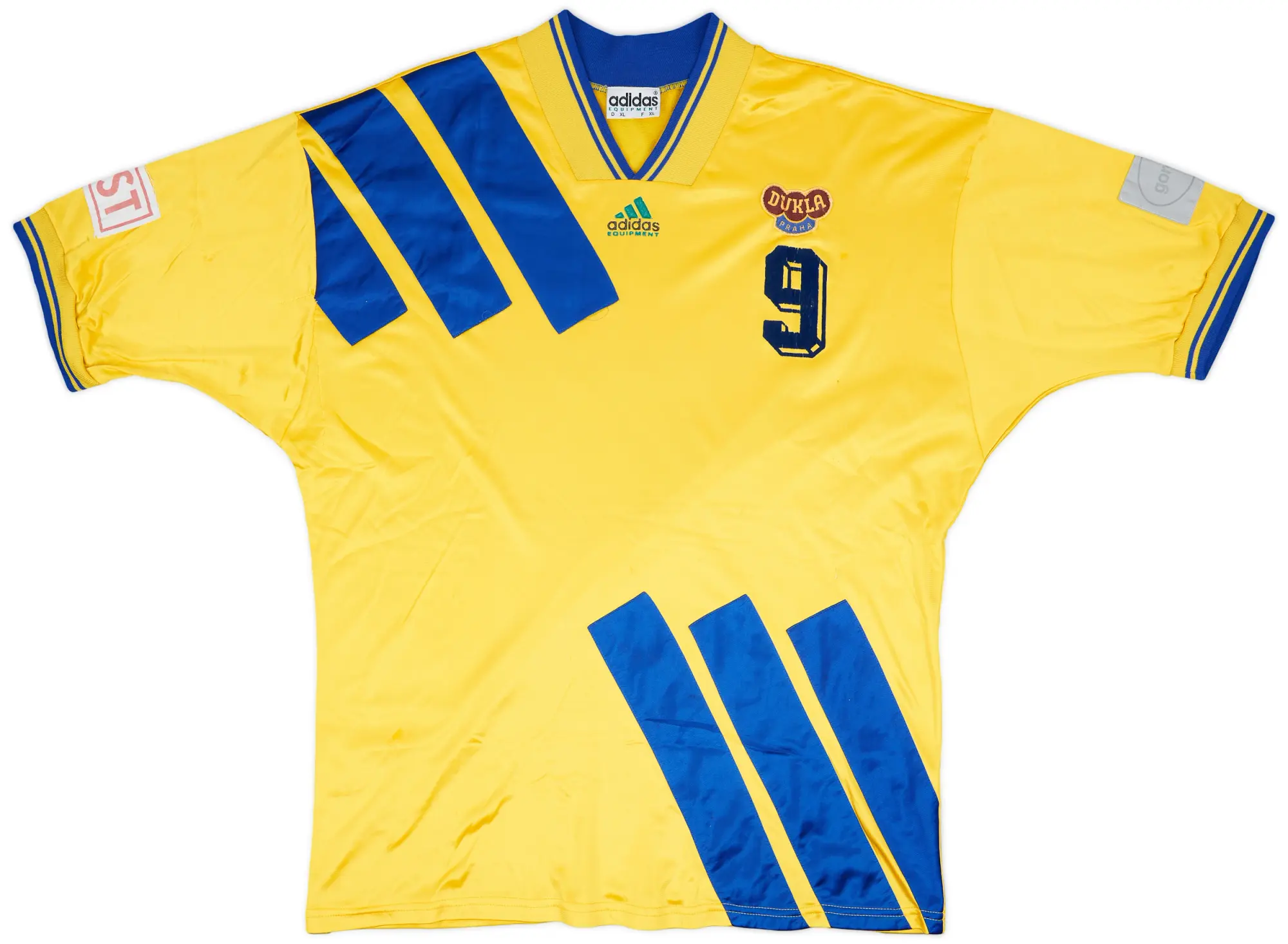 1993-95 adidas (Dukla Praha) Template Shirt #9 - 4/10 - (XL)