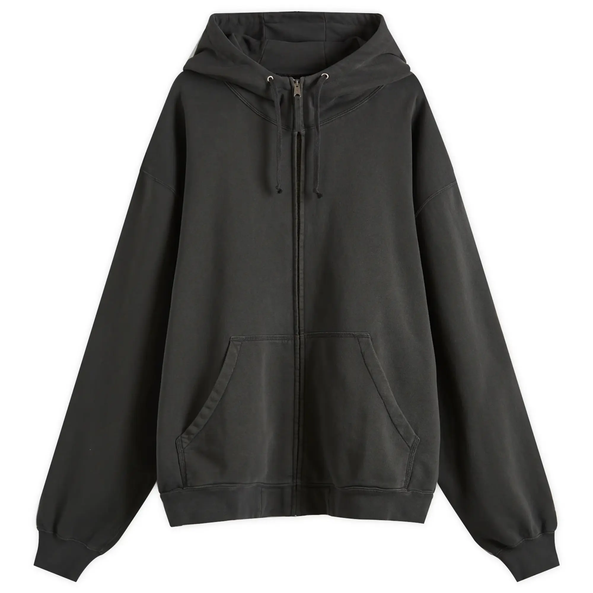 Maison Margiela Men's Numbers Jersey Hoodie Washed Black