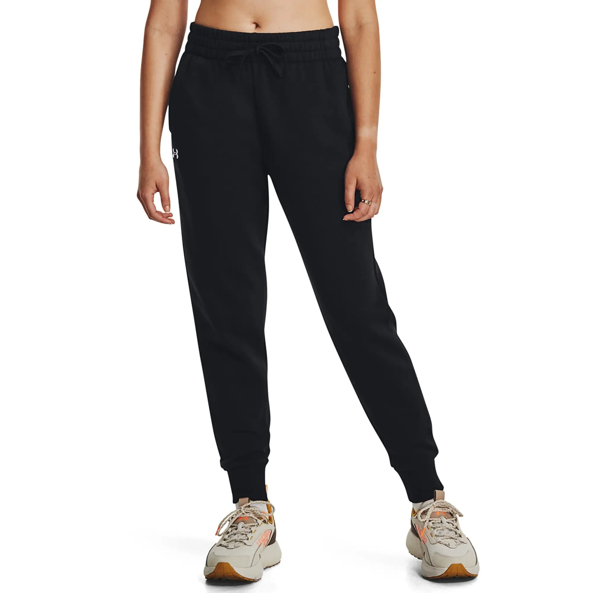 Pants Under Armour Rival Fleece Jogger Black/ White M