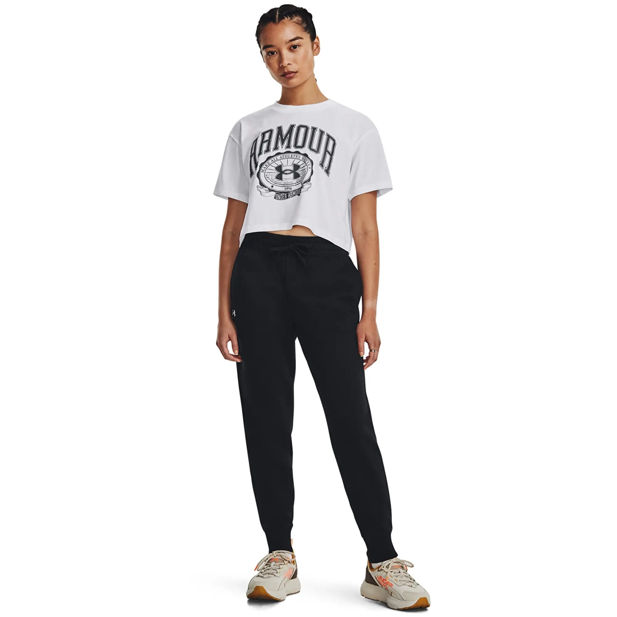 Pants Under Armour Rival Fleece Jogger Black/ White M
