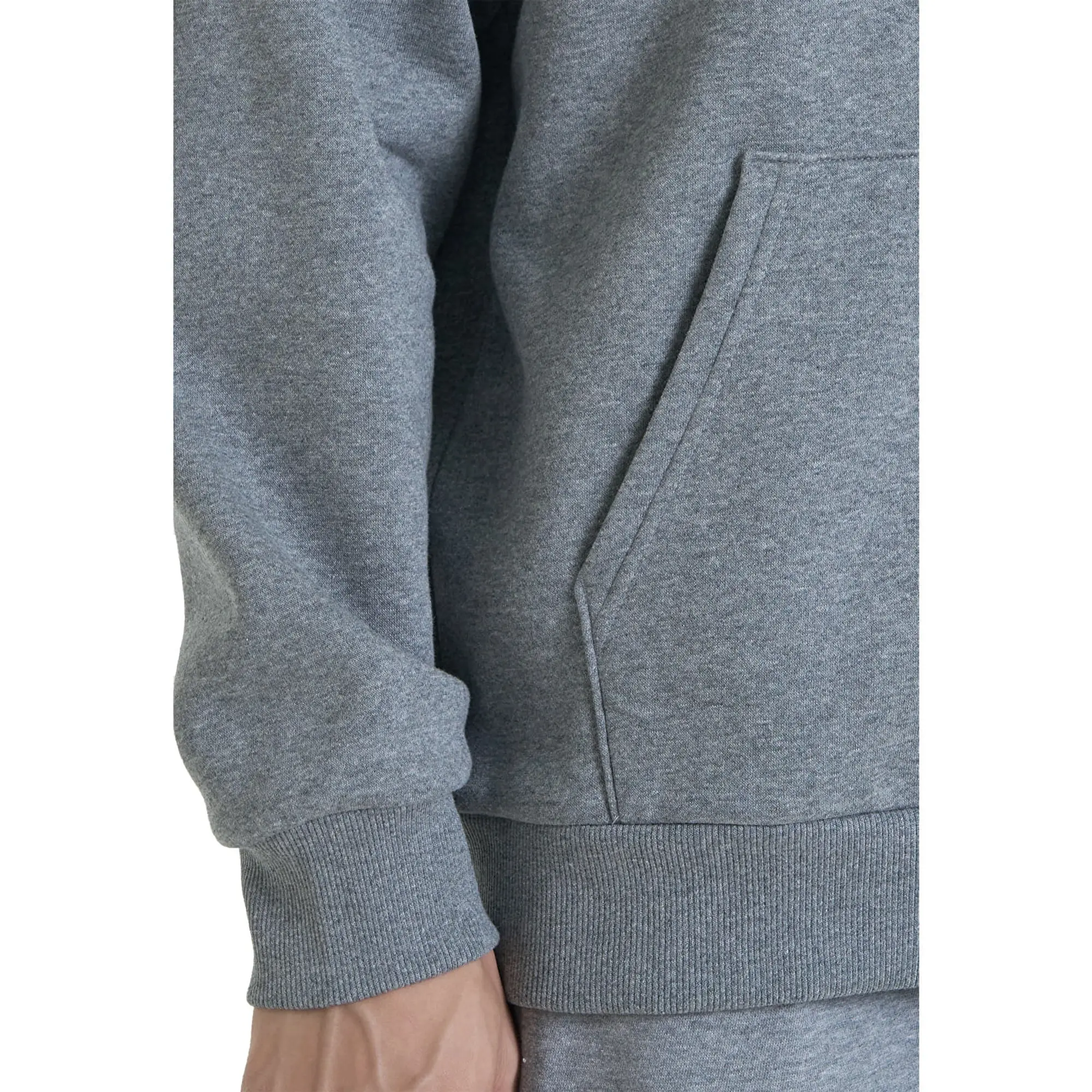 Sweatshirt Under Armour Rival Fleece Fz Hoodie Castlerock Light Heather/ White S