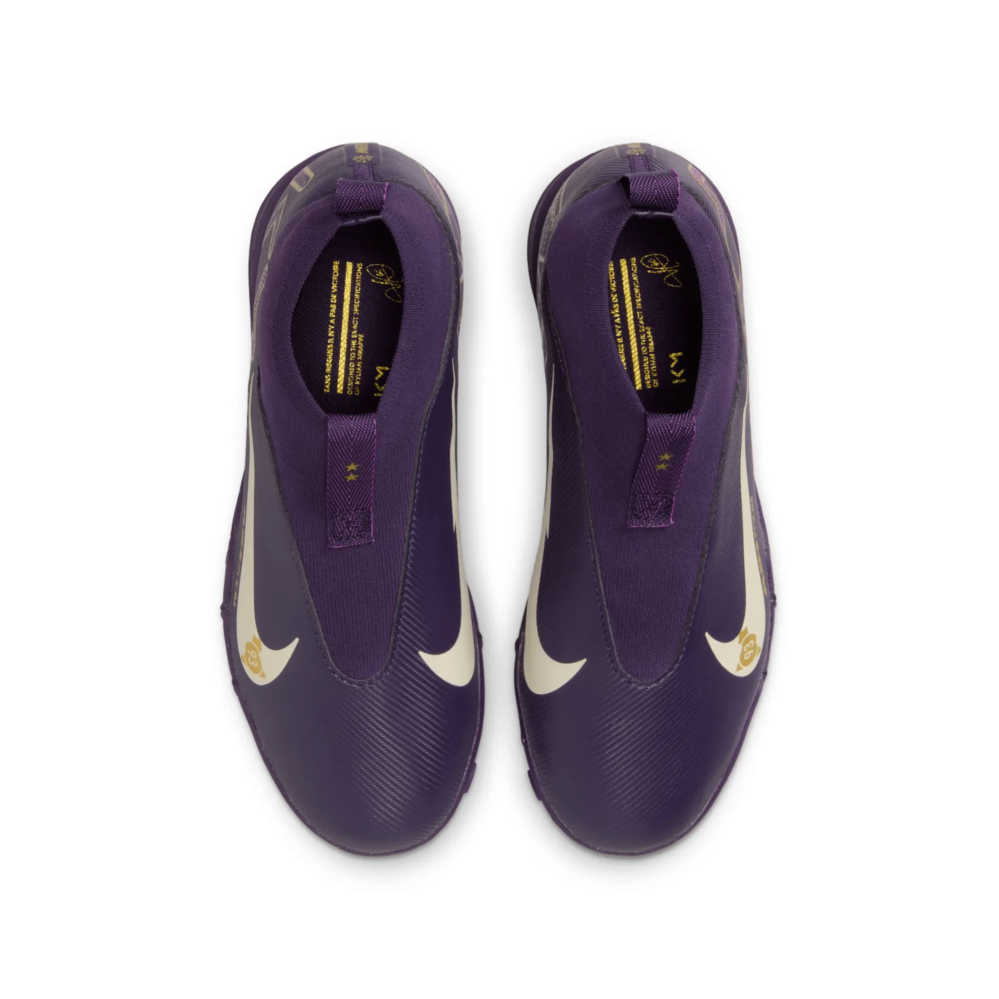 Nike Jr. Mercurial Superfly 10 Academy 'Kylian Mbappé' Older Kids' TF High-Top Football Shoes - Purple