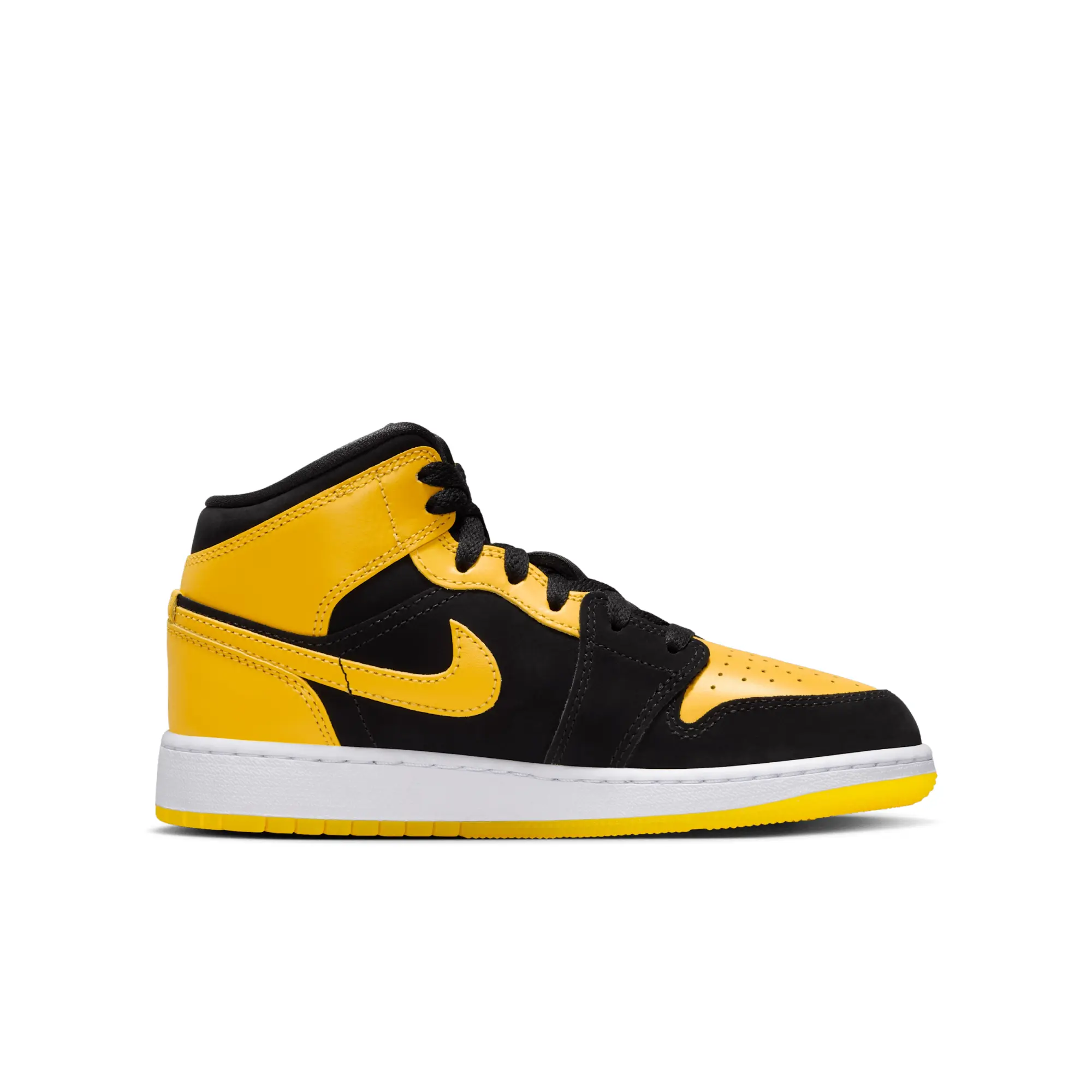 Nike Jordan Nike Air Jordan 1 Mid SE Big Kids' Shoes - Black
