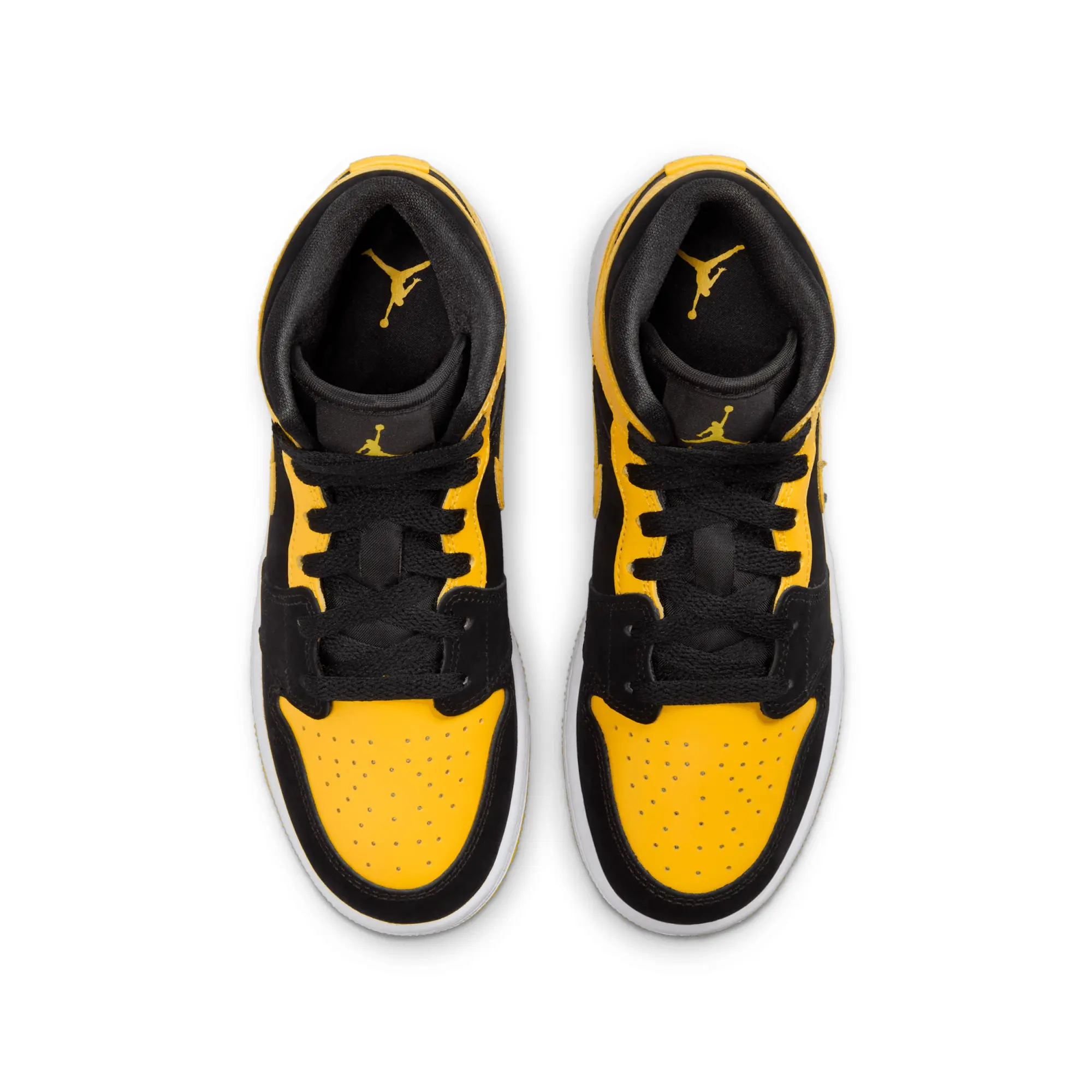Nike Jordan Nike Air Jordan 1 Mid SE Big Kids' Shoes - Black