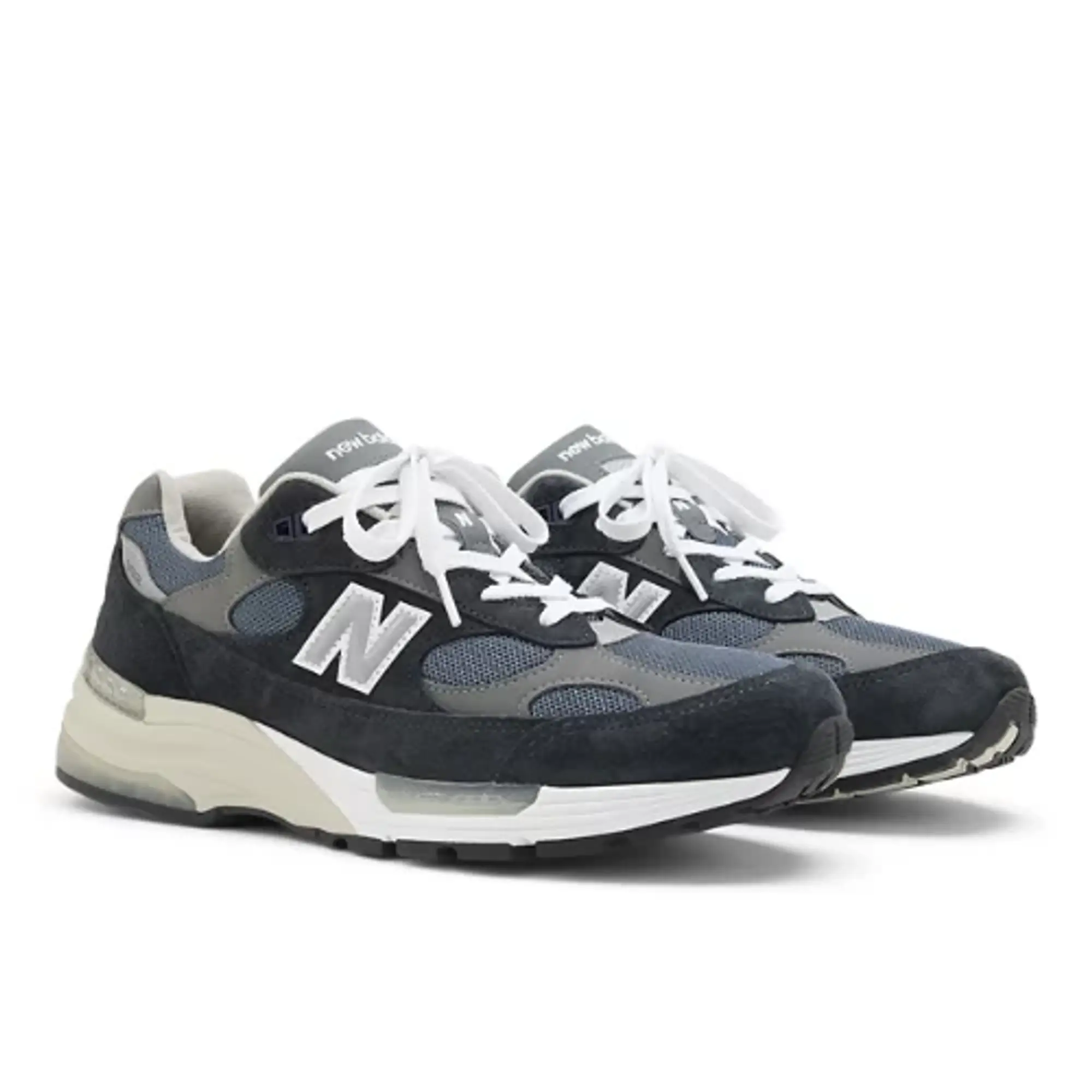 New Balance Unisex Made in USA 992 Core in Blue/Grey Suede/Mesh
