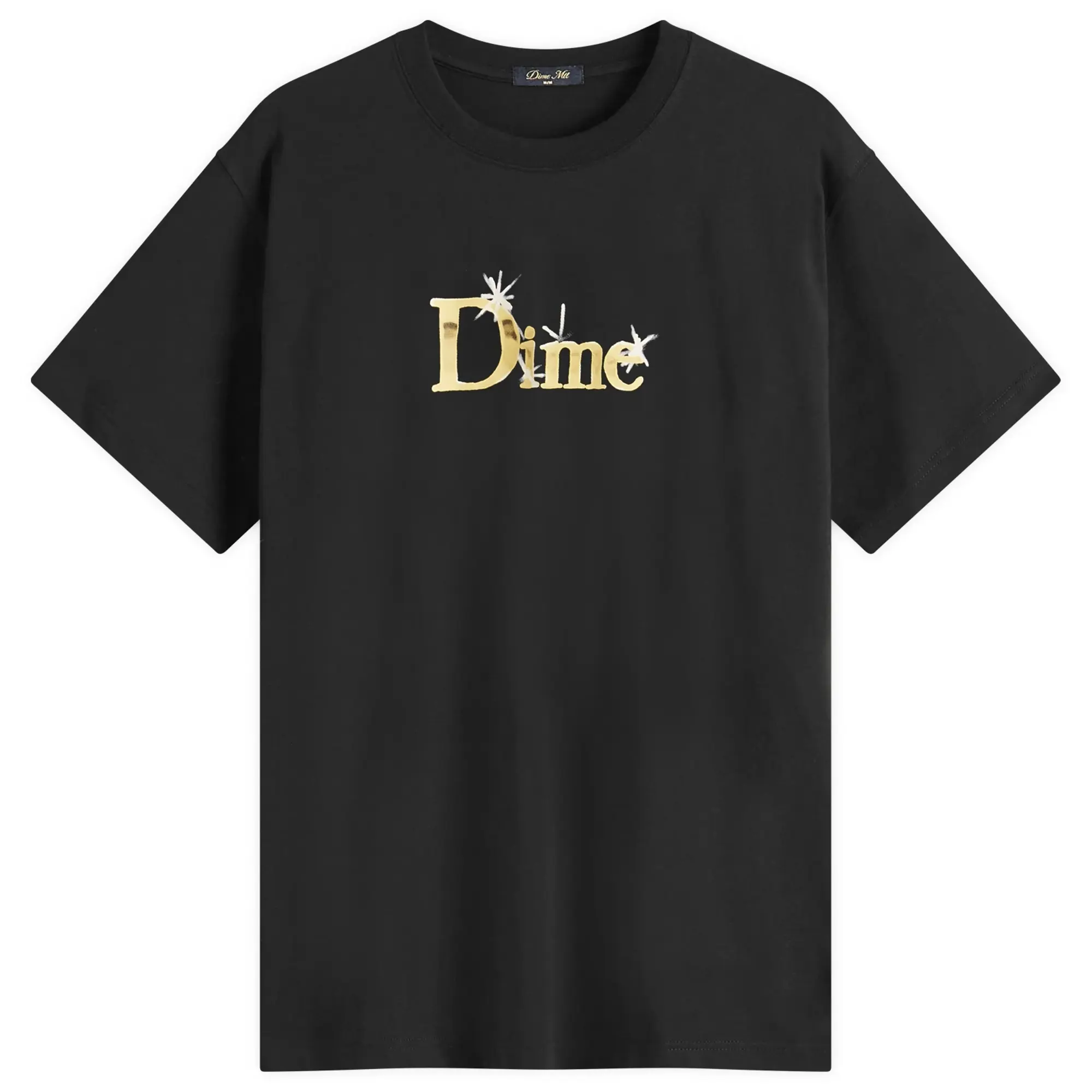 Dime Men's Classic Shiny T-Shirt Black