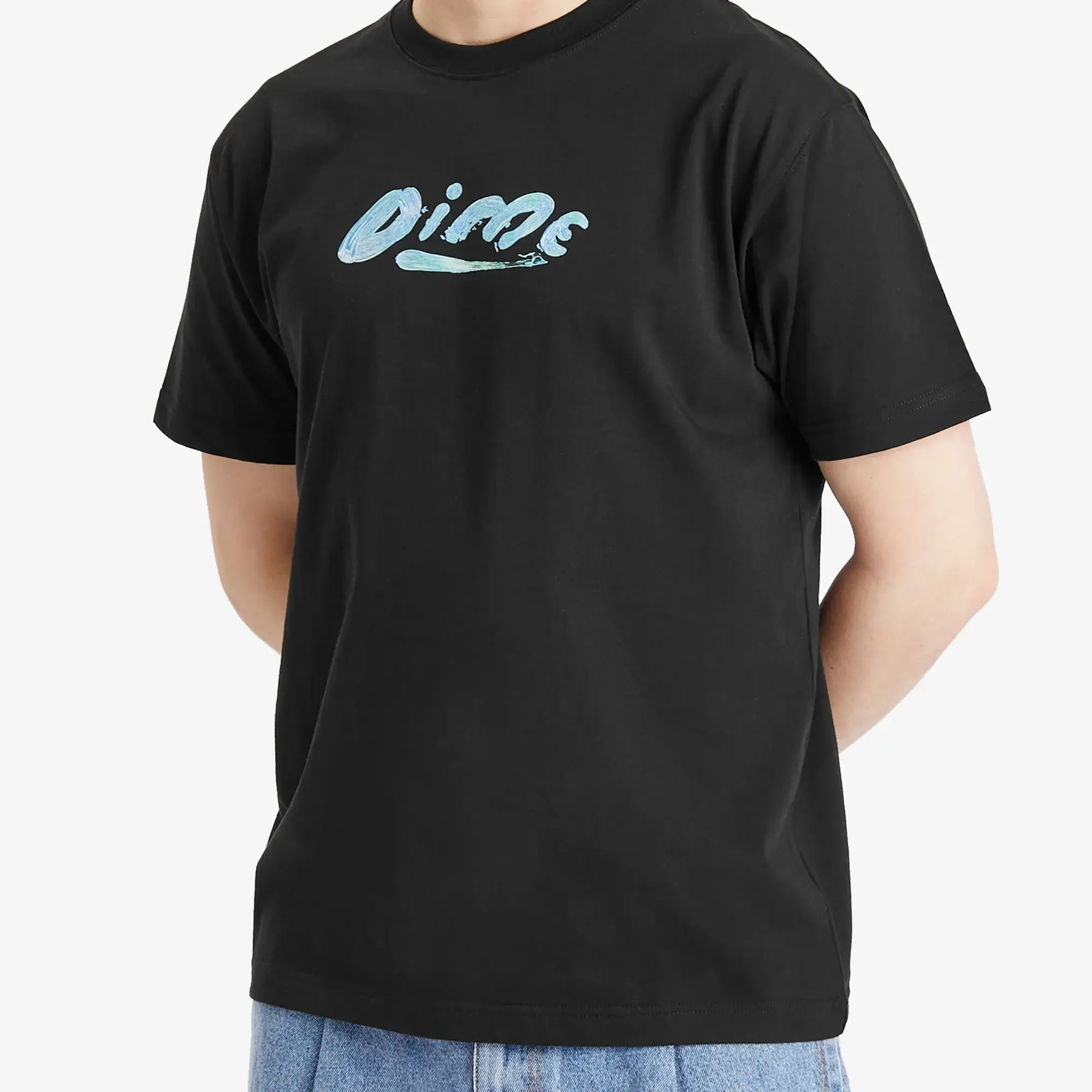 Dime Men's Paint T-Shirt Black