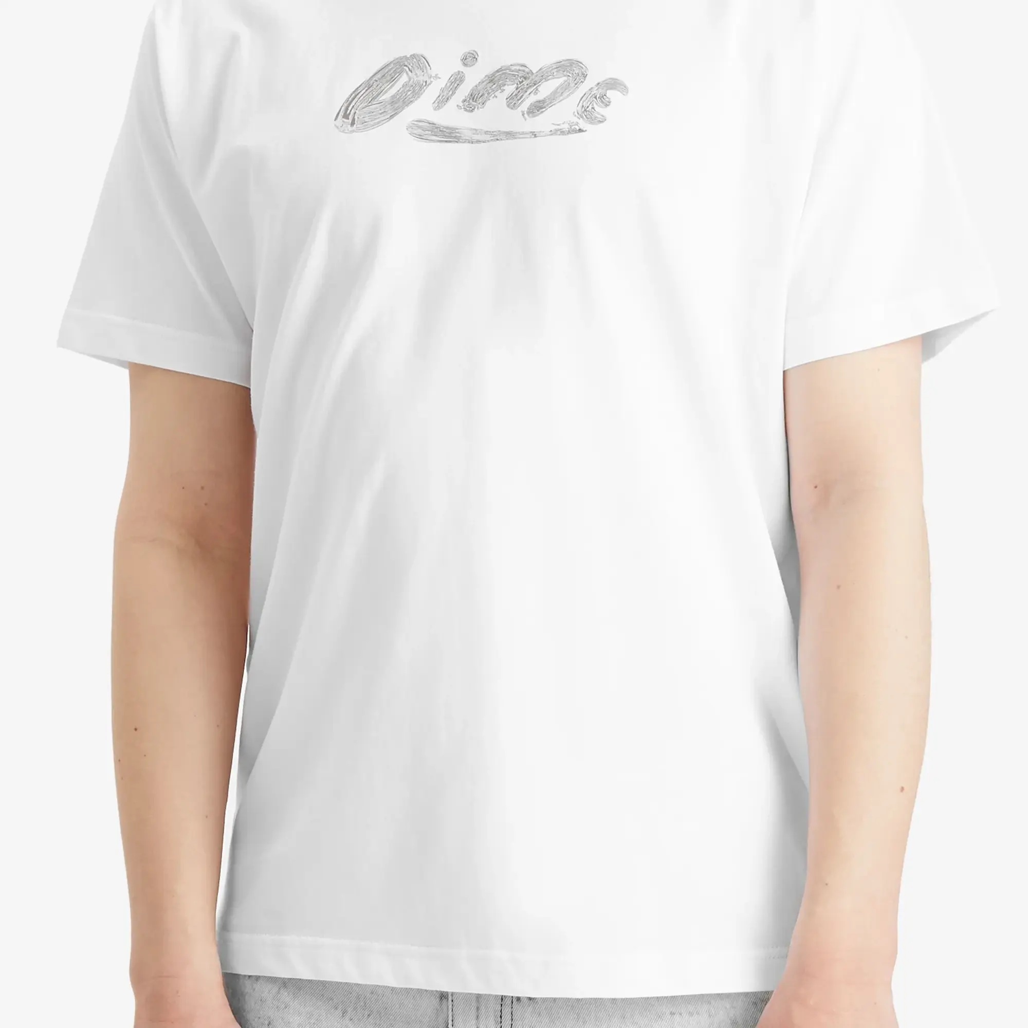 Dime Men's Paint T-Shirt White