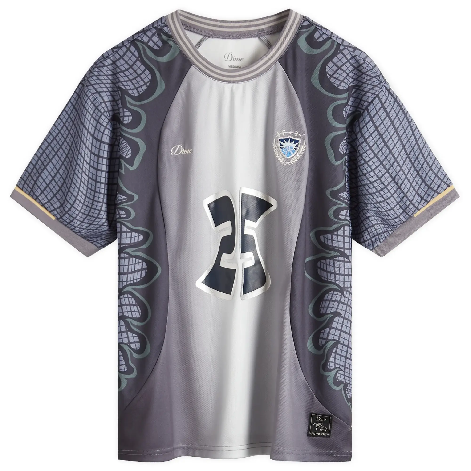 Dime Men's Holy Flame Jersey Silver Fire