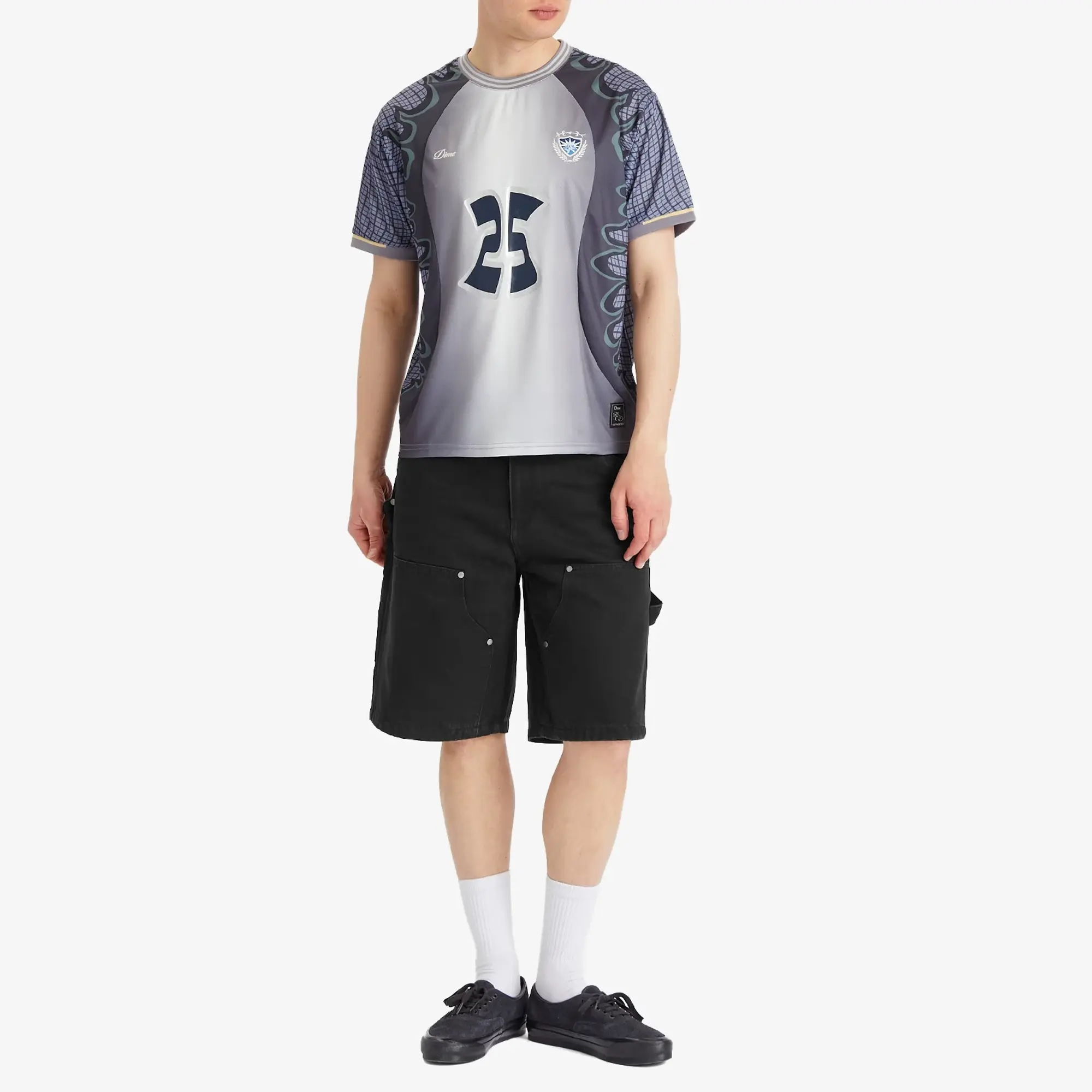 Dime Men's Holy Flame Jersey Silver Fire