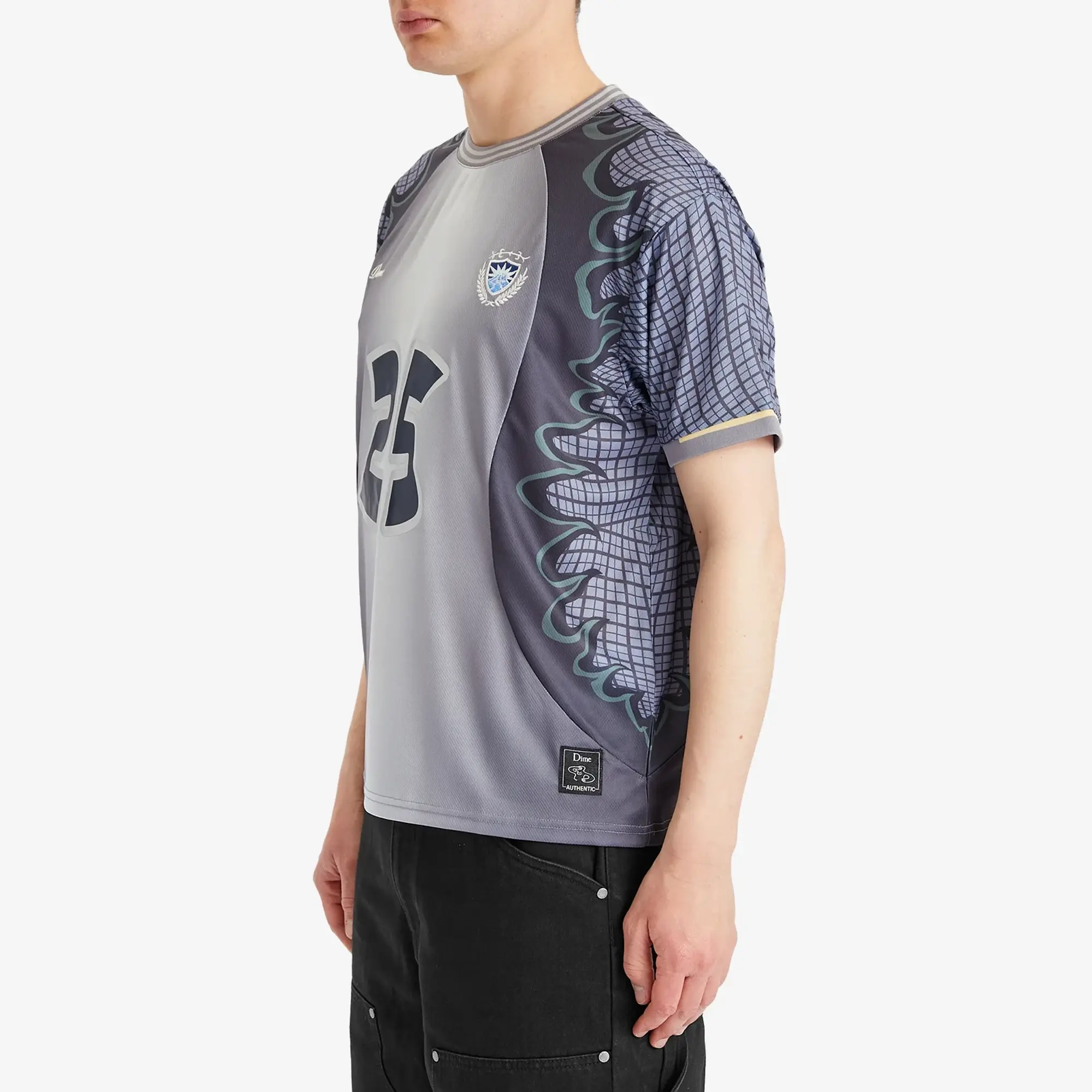 Dime Men's Holy Flame Jersey Silver Fire