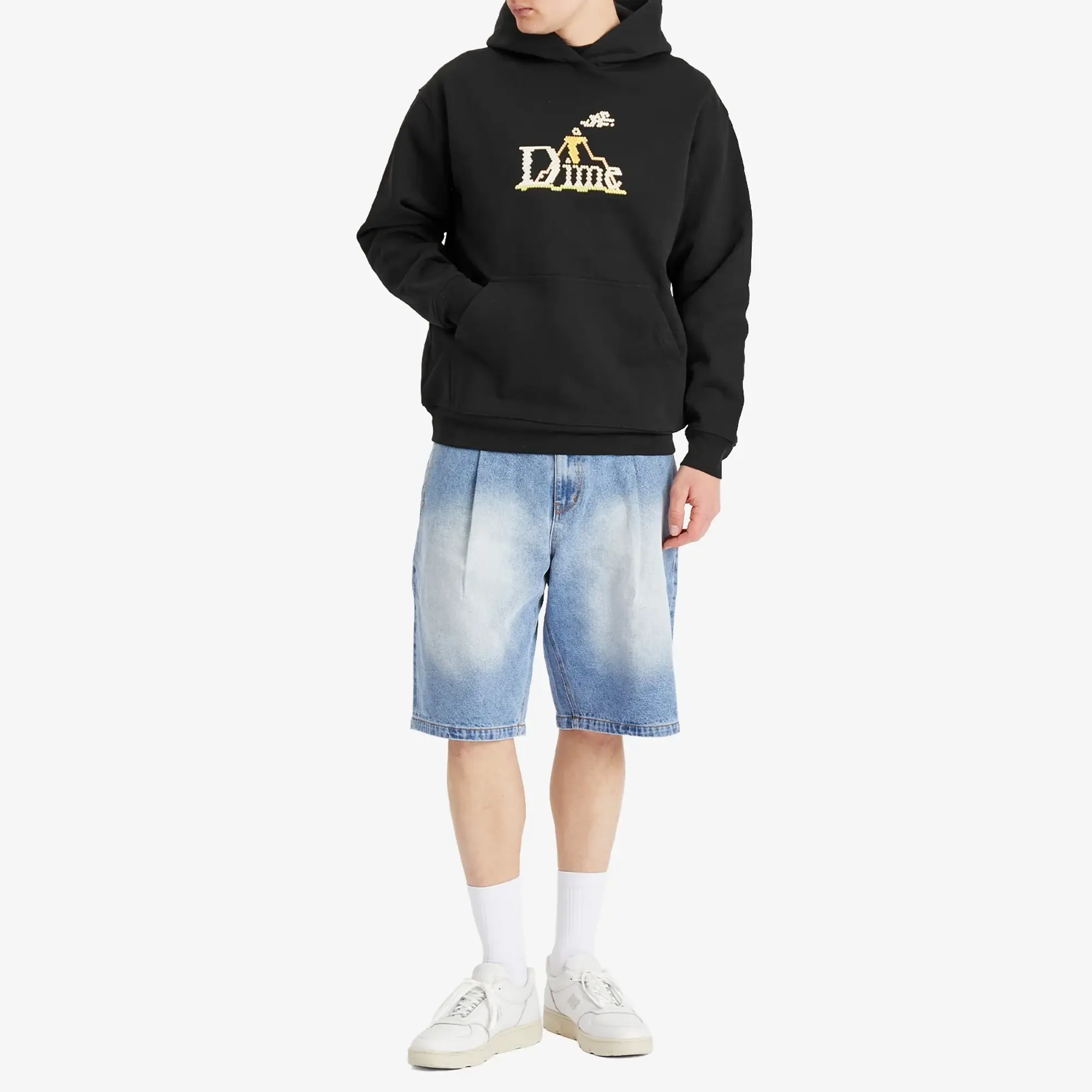Dime Men's Classic Lightbright Hoodie Black