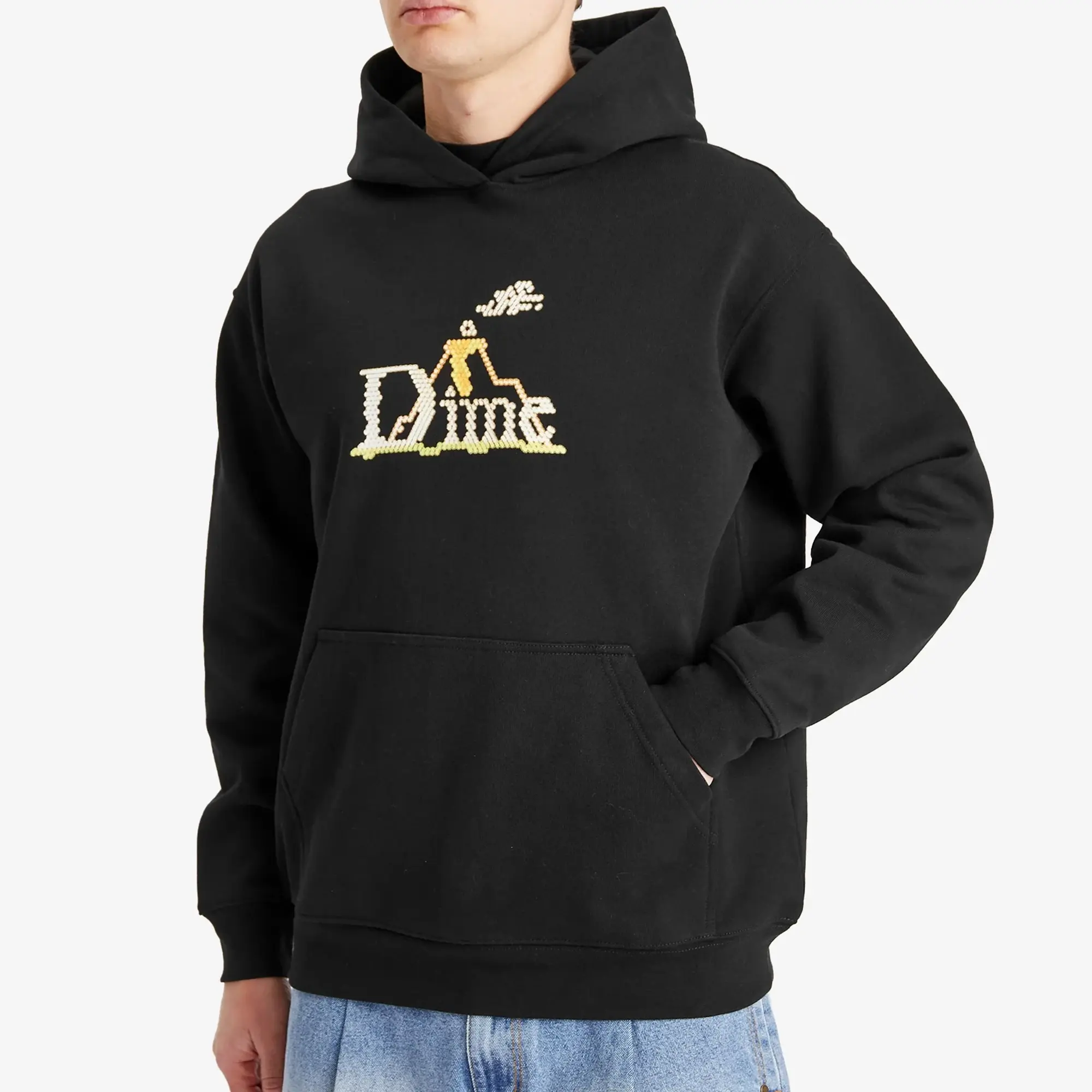 Dime Men's Classic Lightbright Hoodie Black