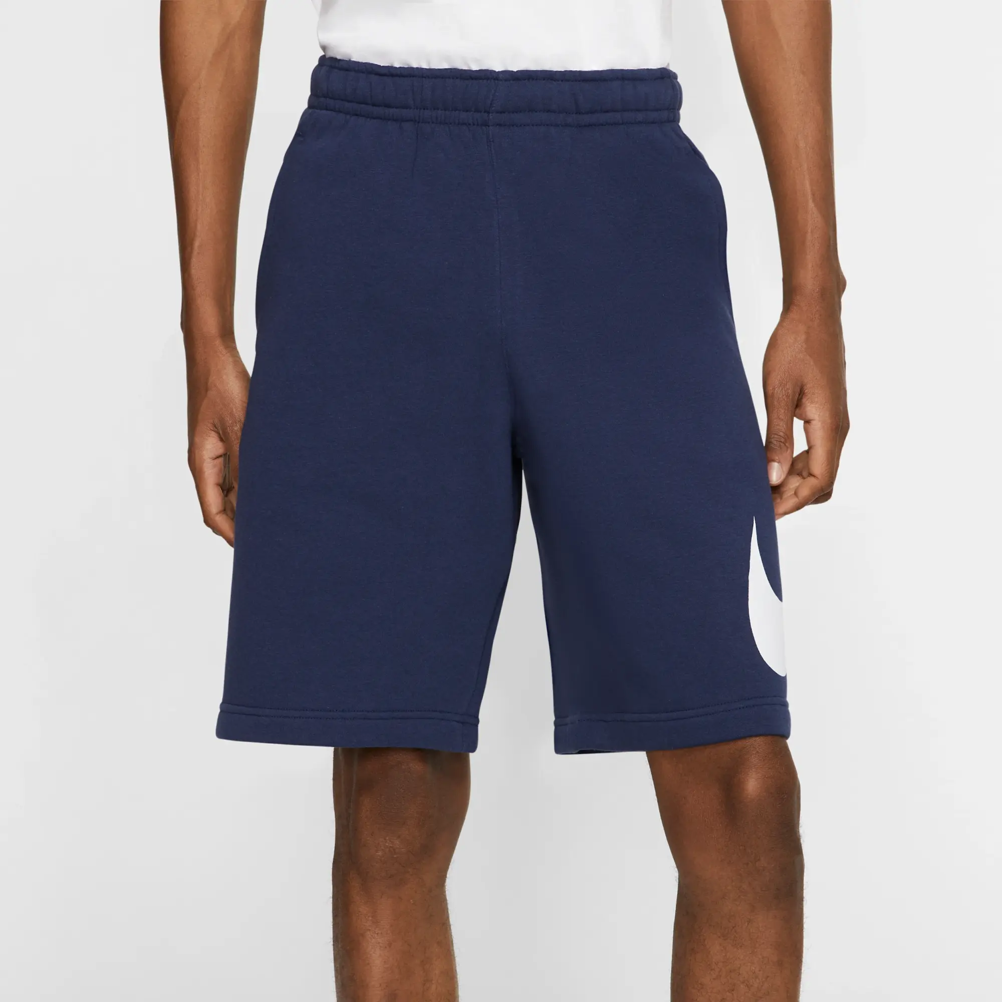 Nike Sportswear Club Men's Graphic Shorts - Blue - Cotton/Polyester