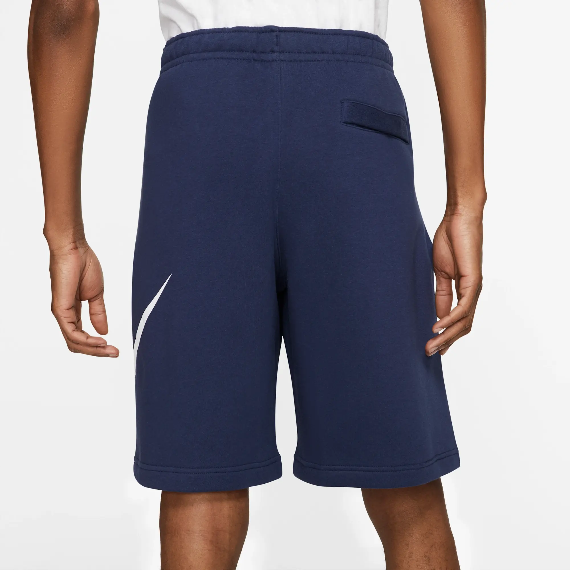 Nike Sportswear Club Men's Graphic Shorts - Blue - Cotton/Polyester