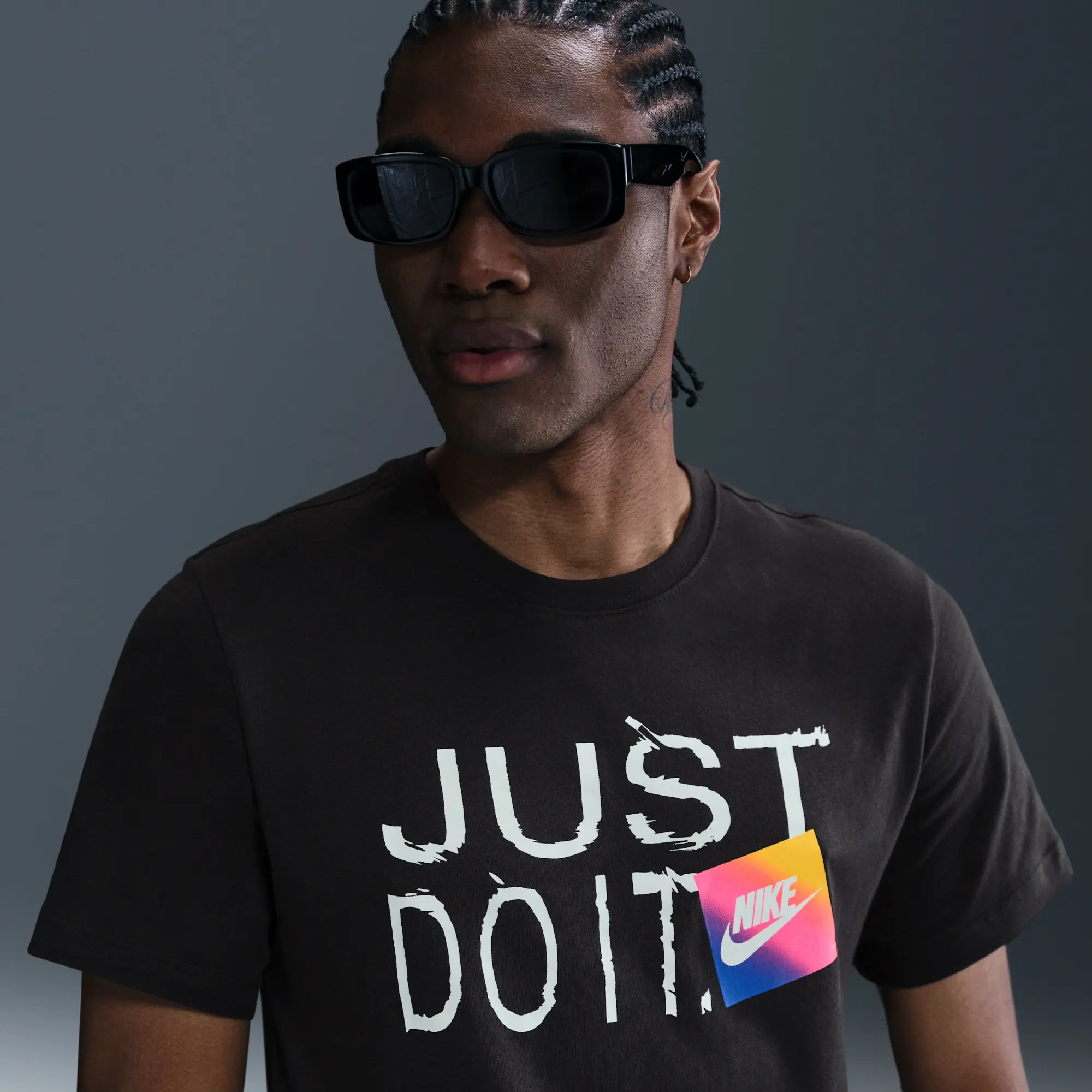 Nike Sportswear Men's T-Shirt - Black - Cotton/Polyester