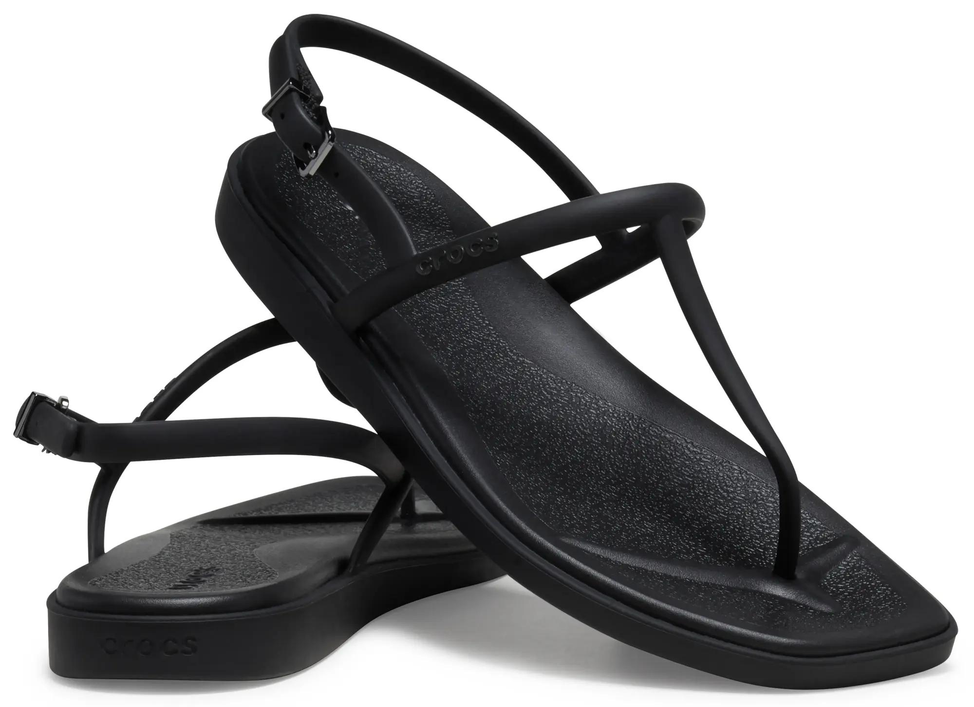 Crocs | Women | Miami Thong | Flips | Black | 3