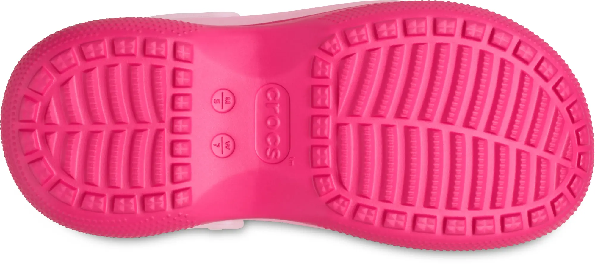 Crocs | Unisex | Classic Stacked | Clogs | Dragon Fruit | W4/M3
