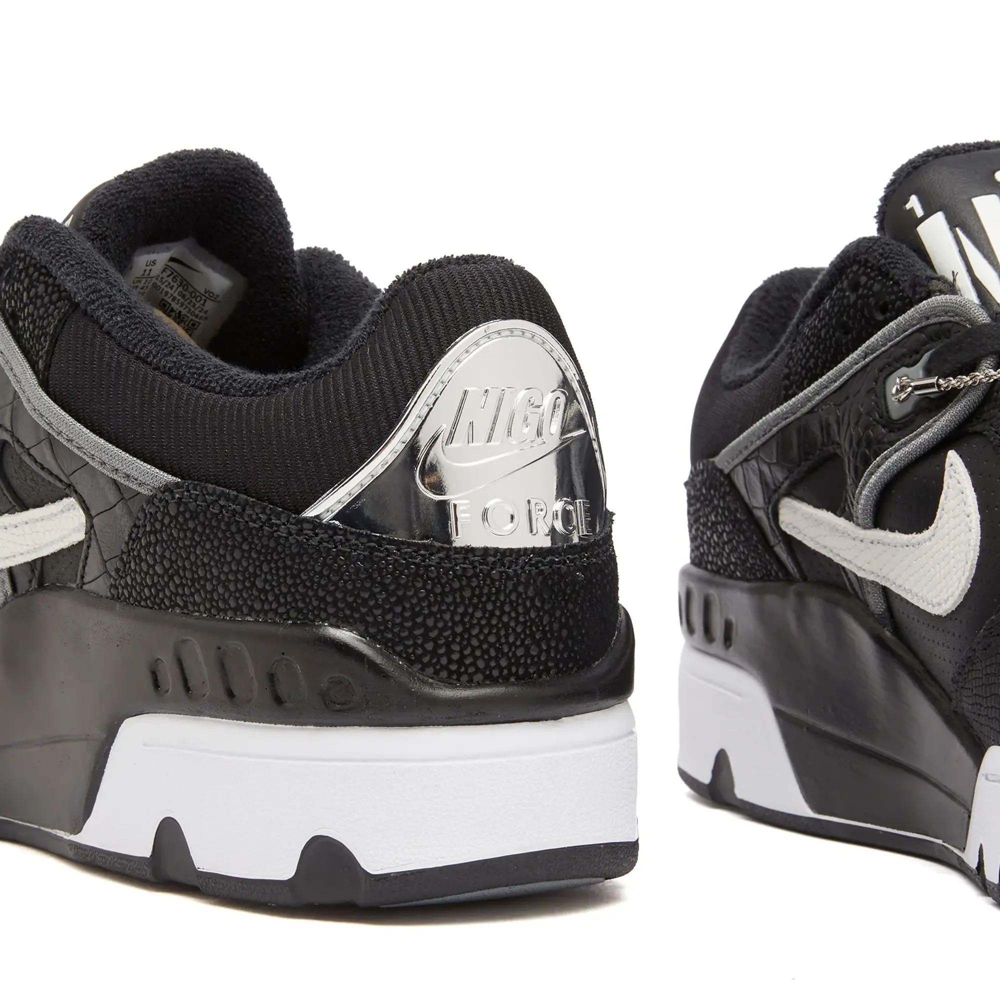 Nike x Nigo Air Force 3 Low Sneaker Black/Grey/Platinum