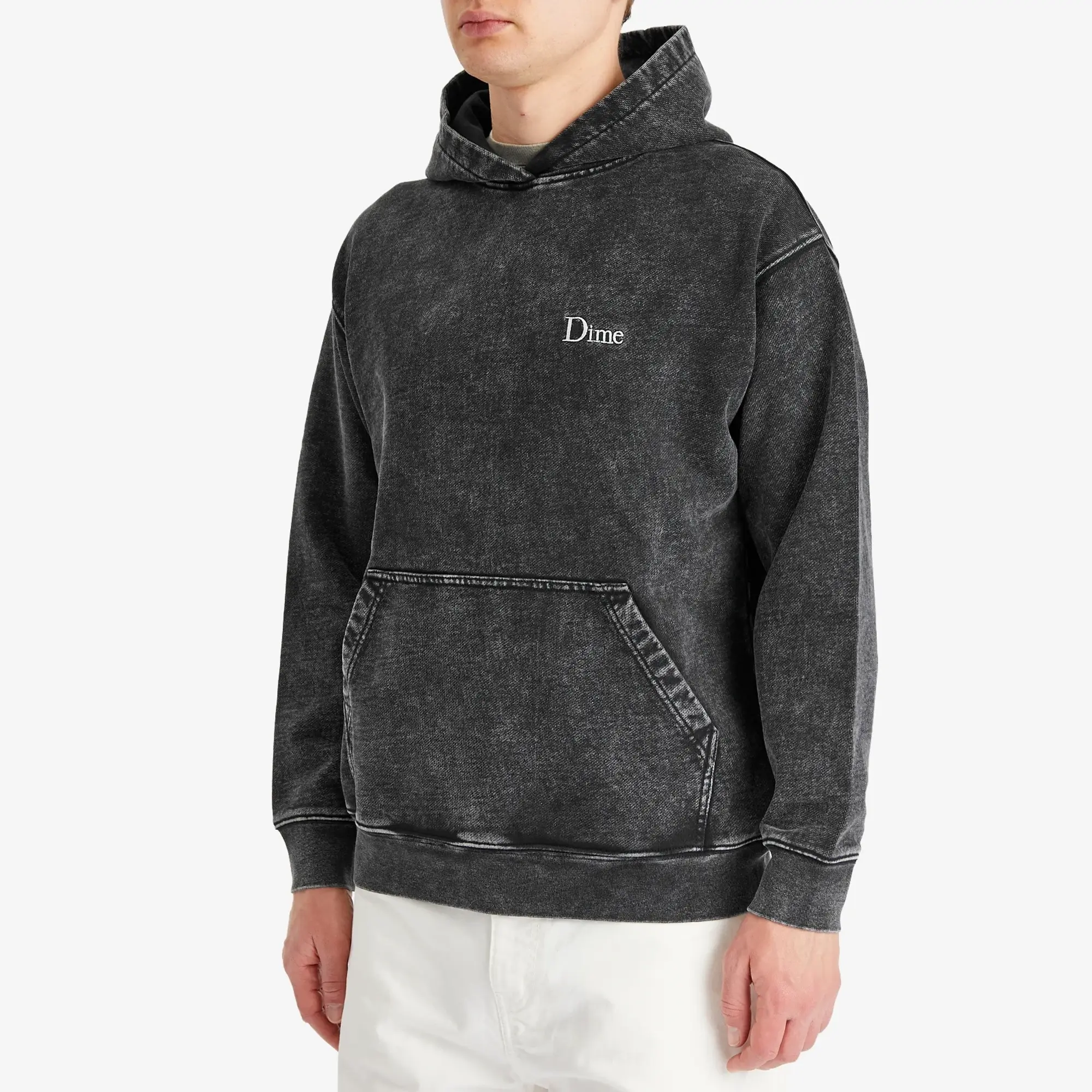Dime Men's Classic French Terry Hoodie Faded Black