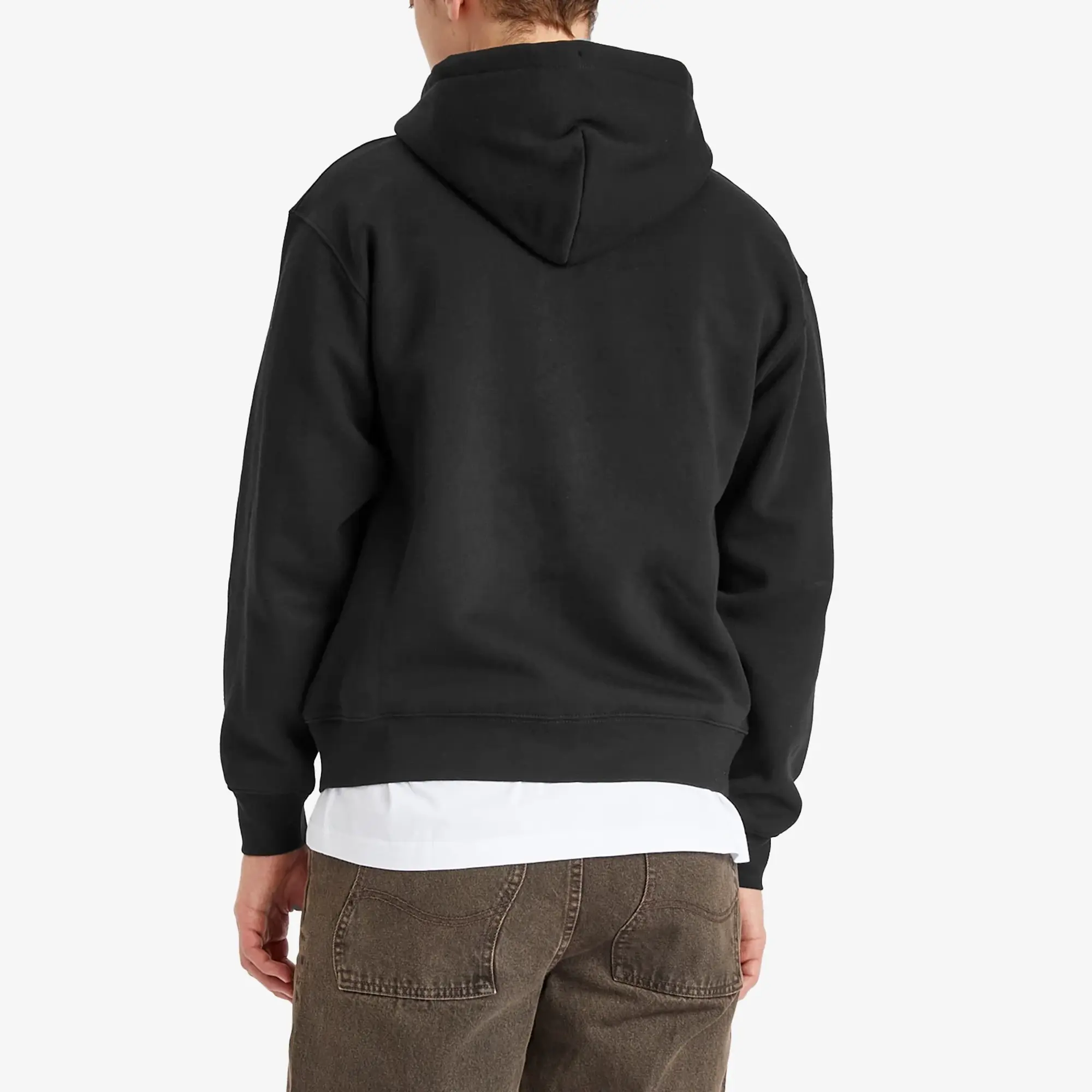 Dime Men's Cursive Zip Hoodie Black