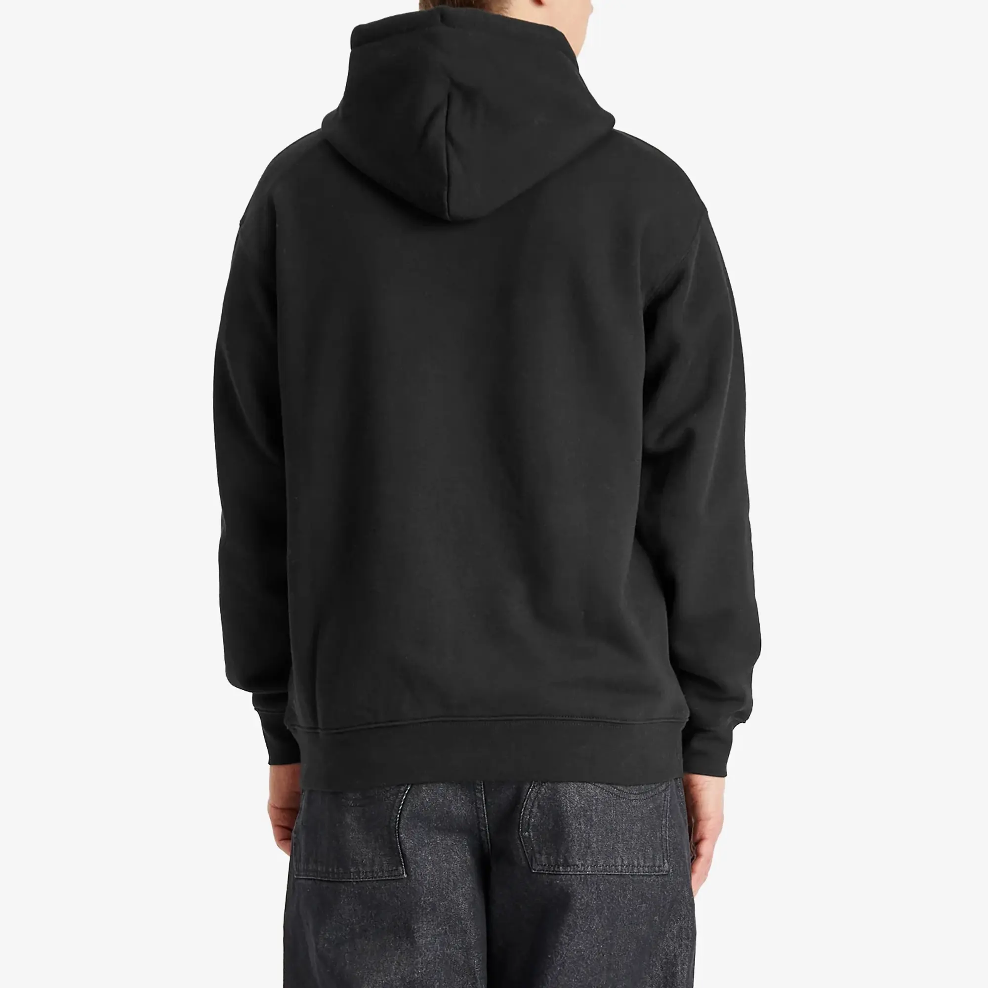 Dime Men's Classic Shiny Hoodie Black