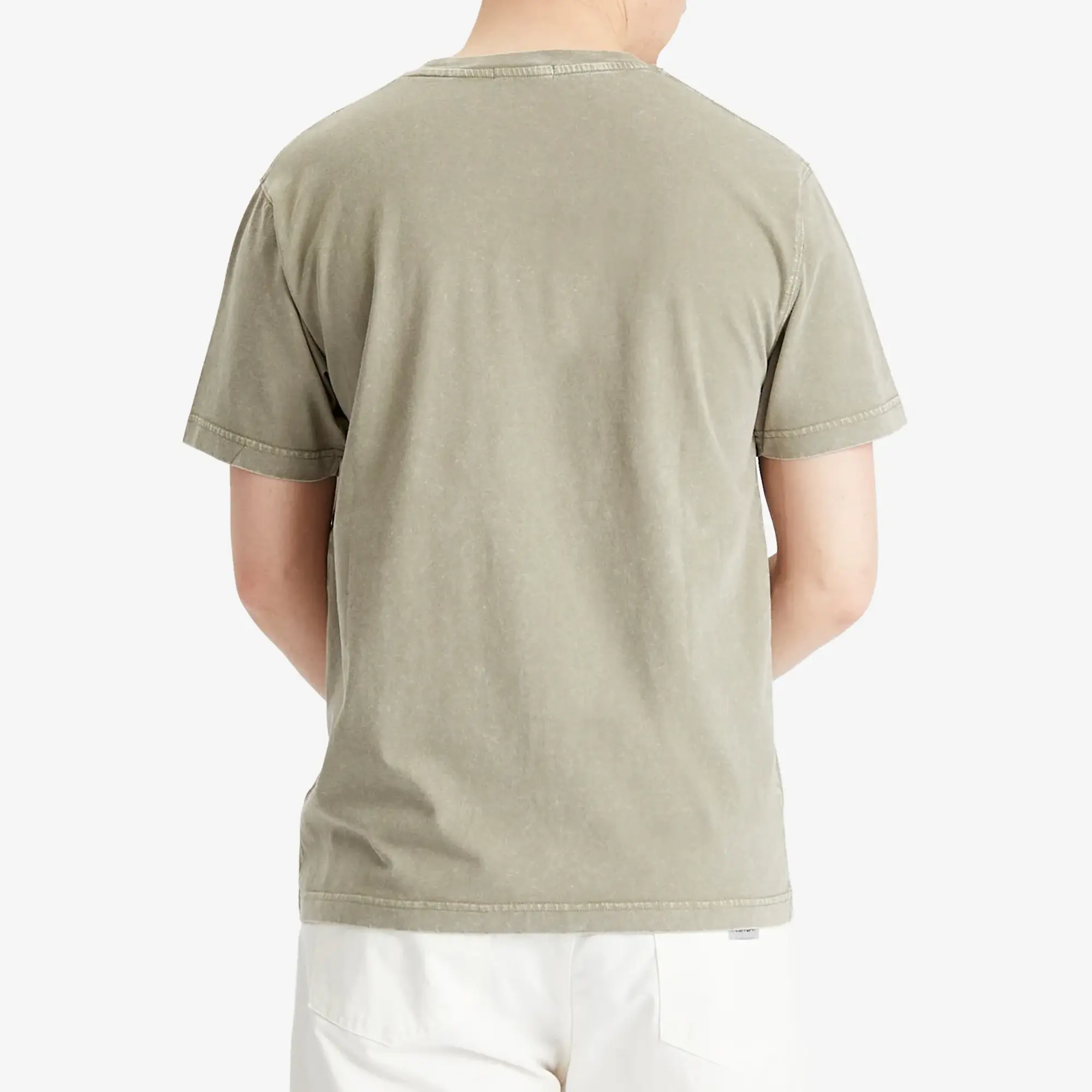 Dime Men's Classic Small Logo T-Shirt Faded Cement