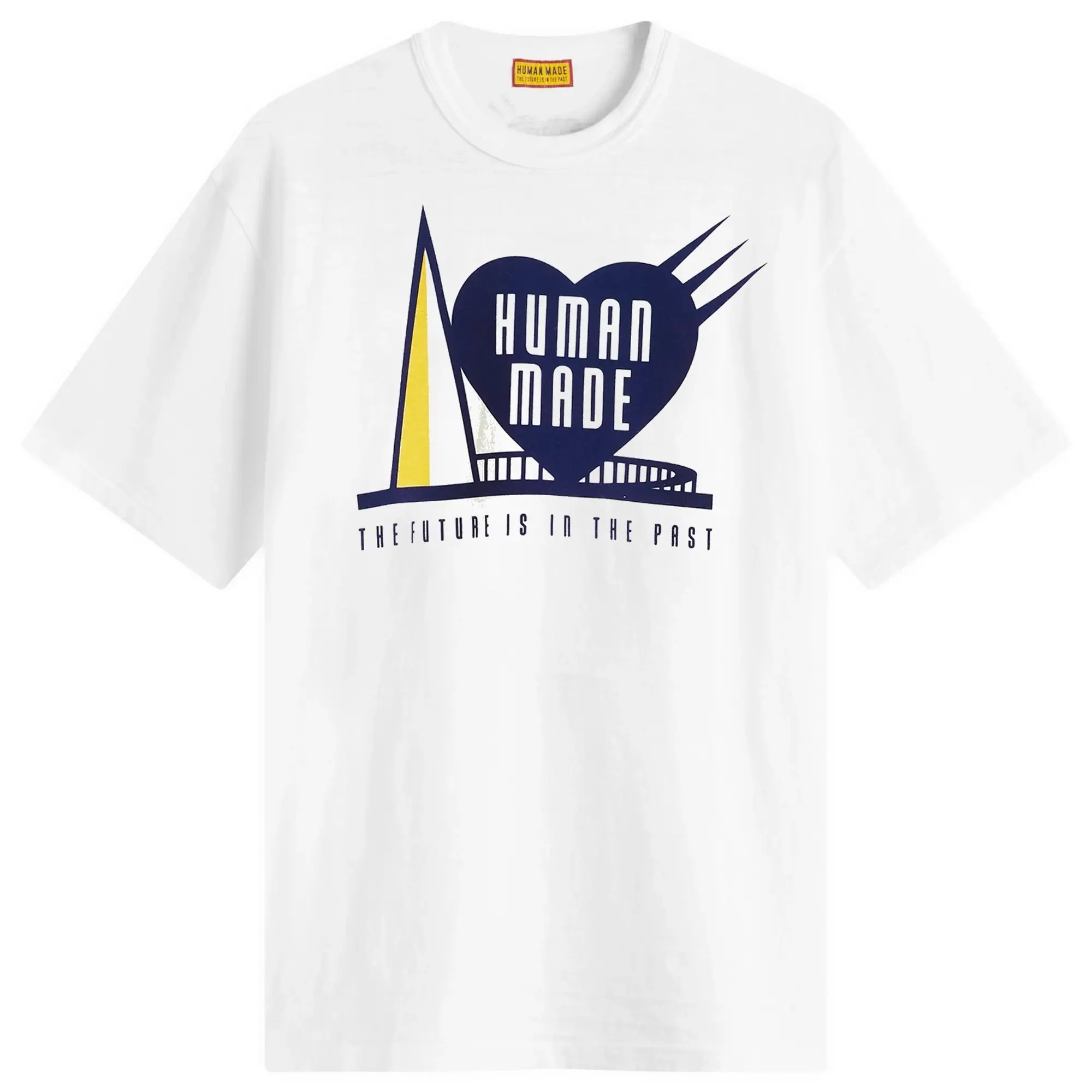 Human Made Men's The Future is in the Past T-Shirt White