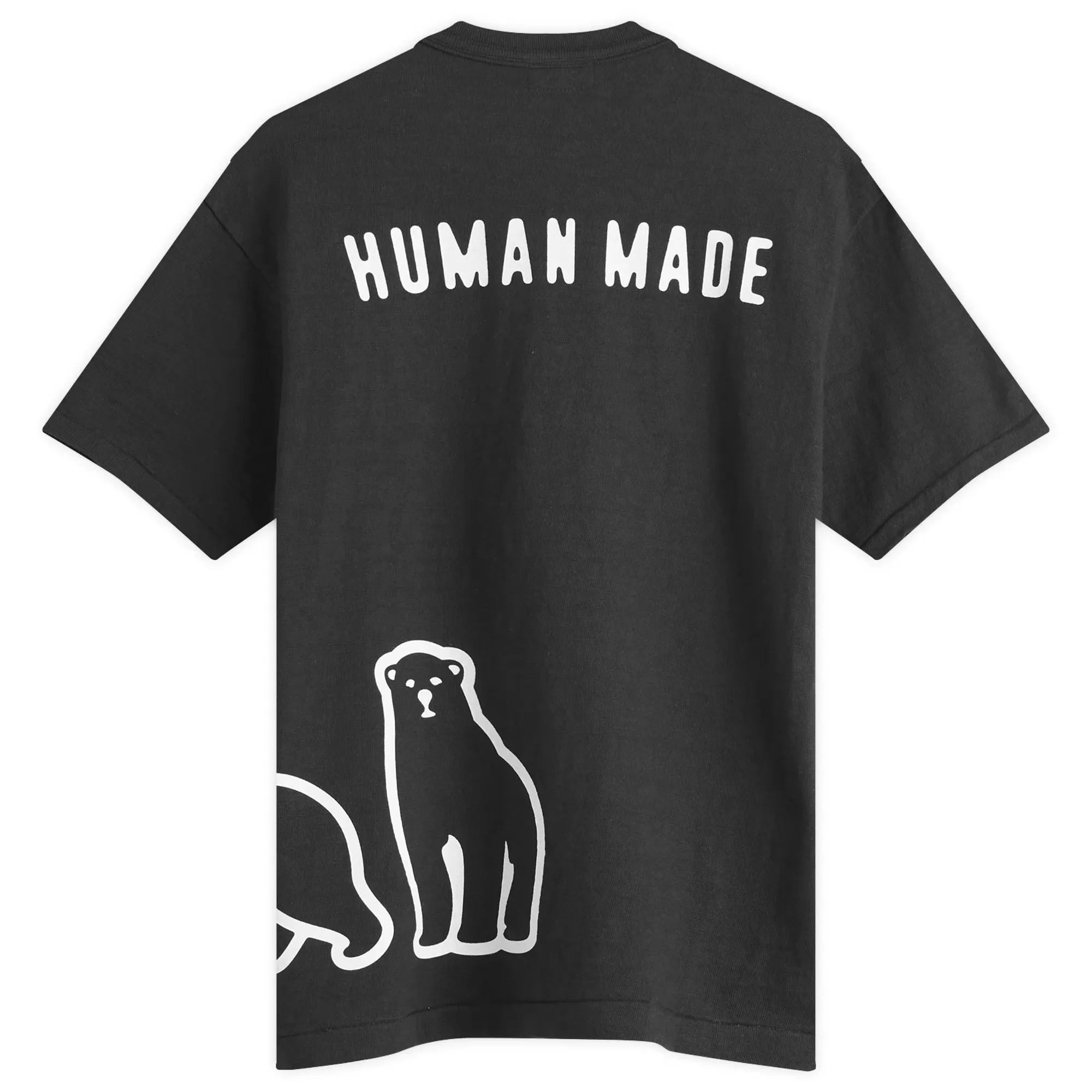 Human Made Men's Side Polar Bear T-Shirt Black | HM29TE004