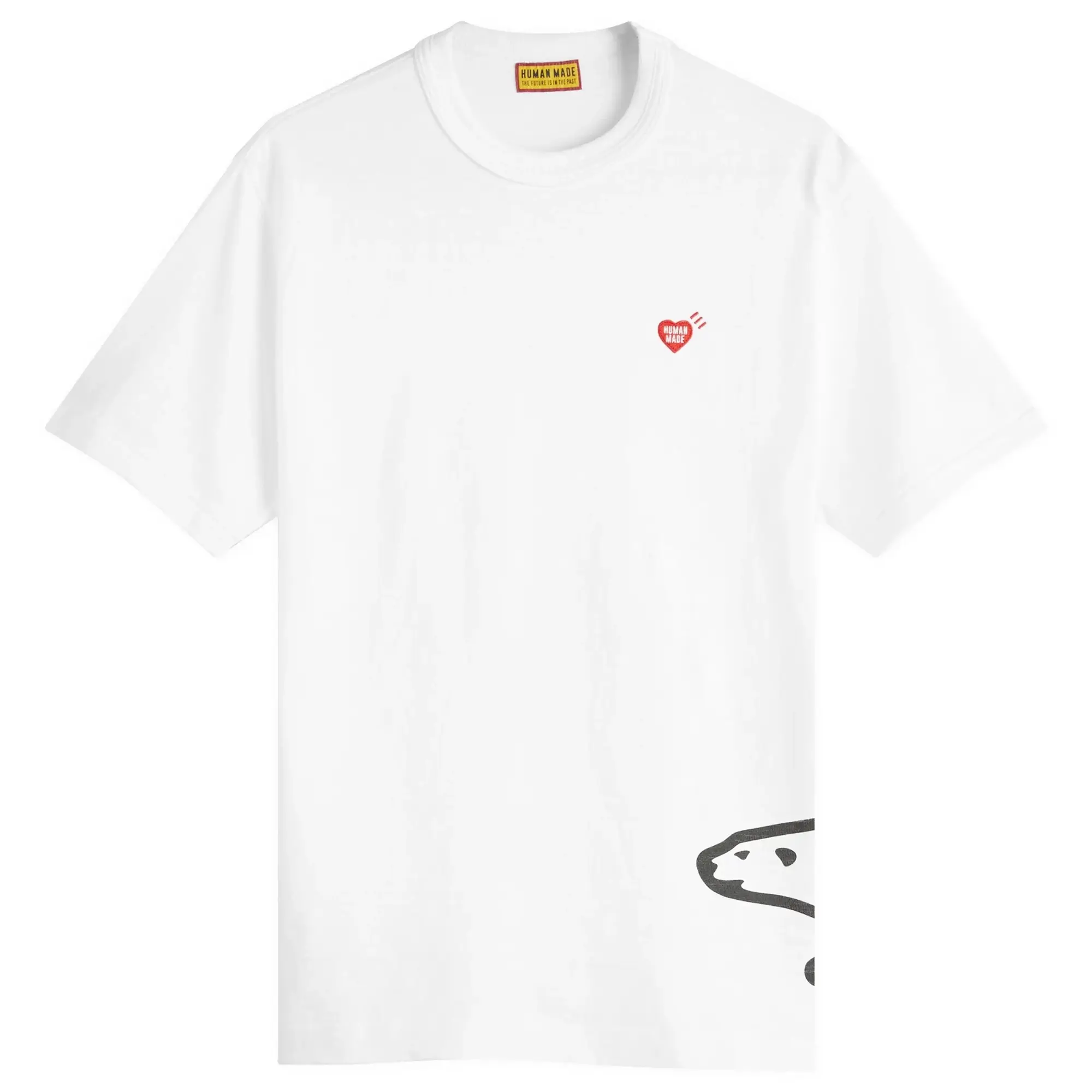 Human Made Men's Side Polar Bear T-Shirt White