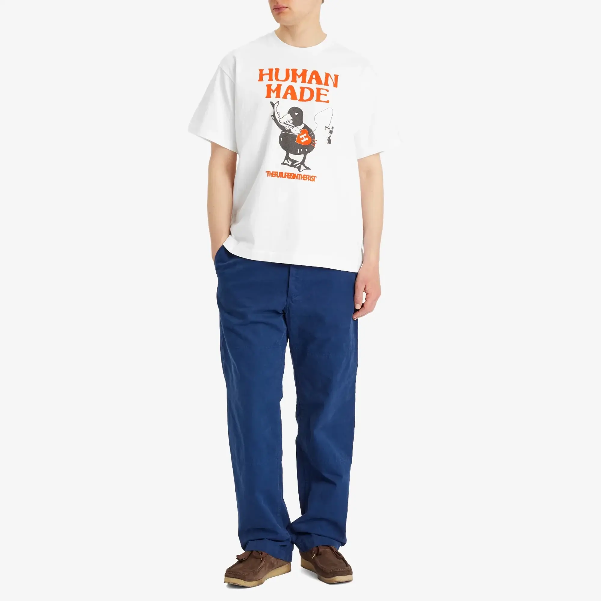 Human Made Men's Fishing Duck T-Shirt White