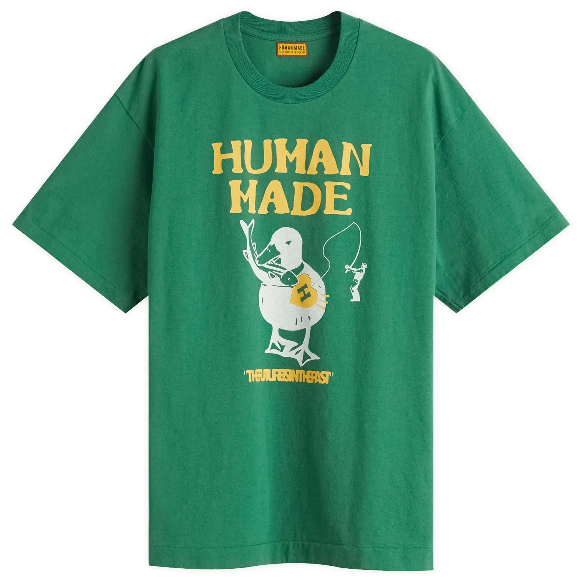 Human Made Men's Fishing Duck T-Shirt Green