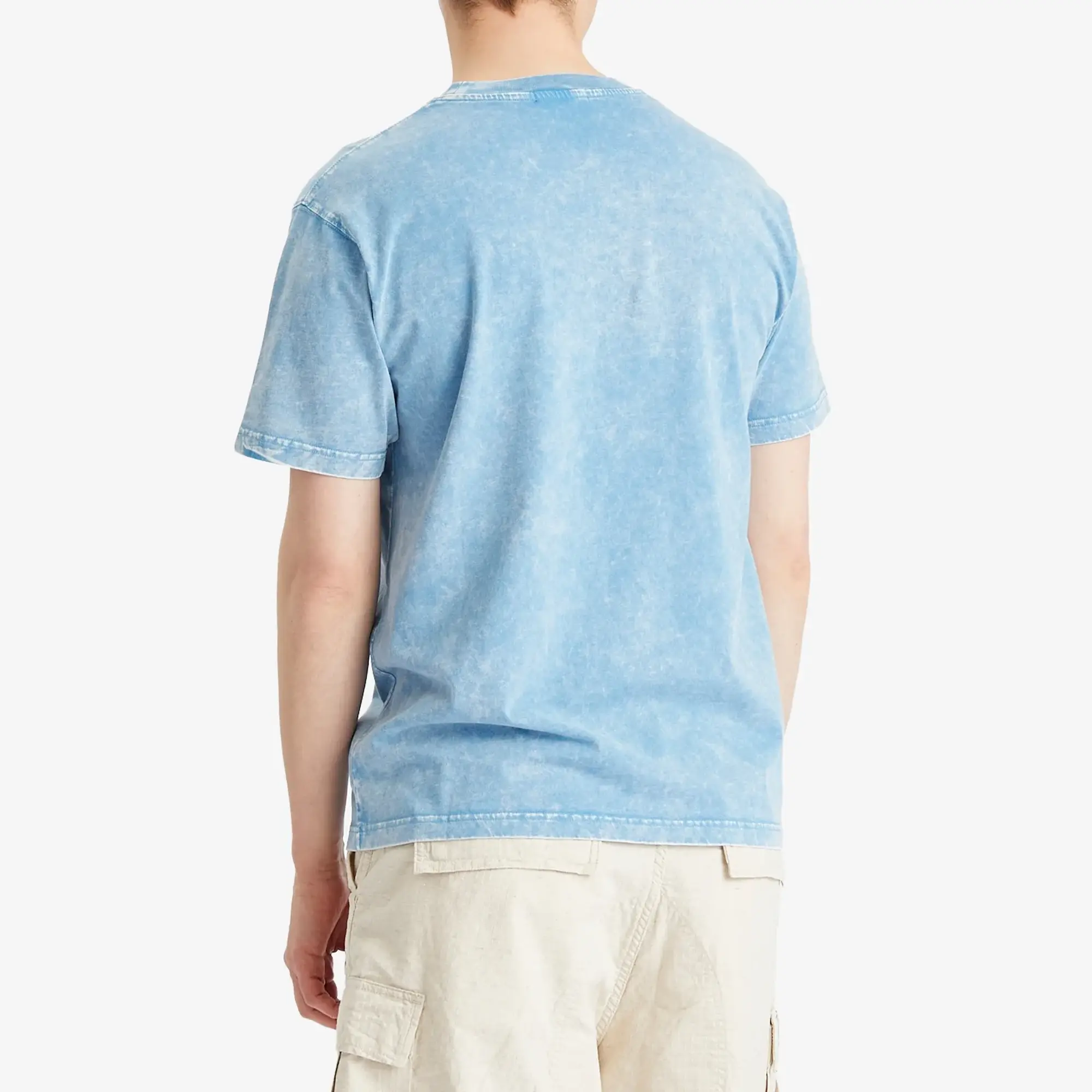 Dime Men's Classic Small Logo T-Shirt Faded Sky