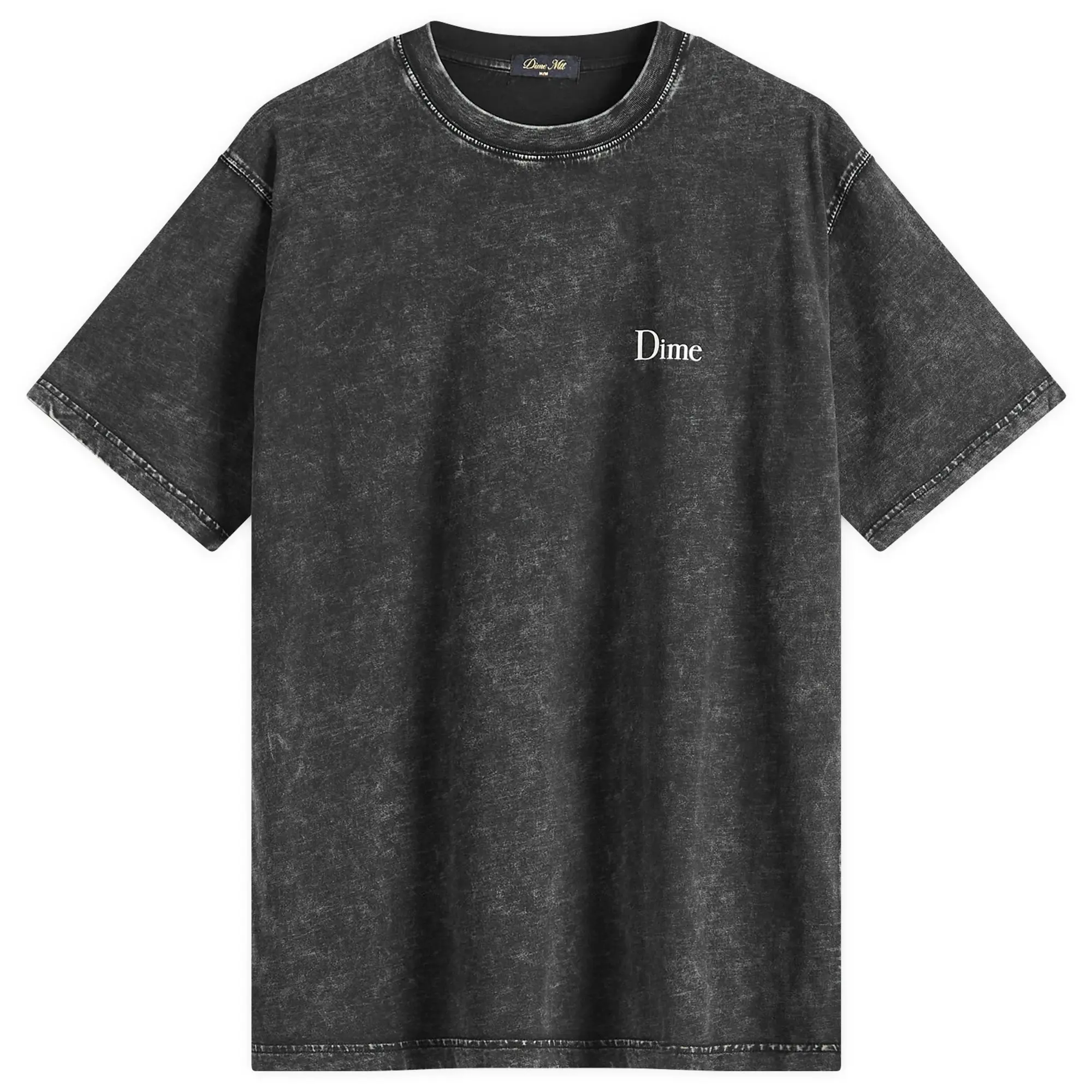 Dime Men's Classic Small Logo T-Shirt Faded Black