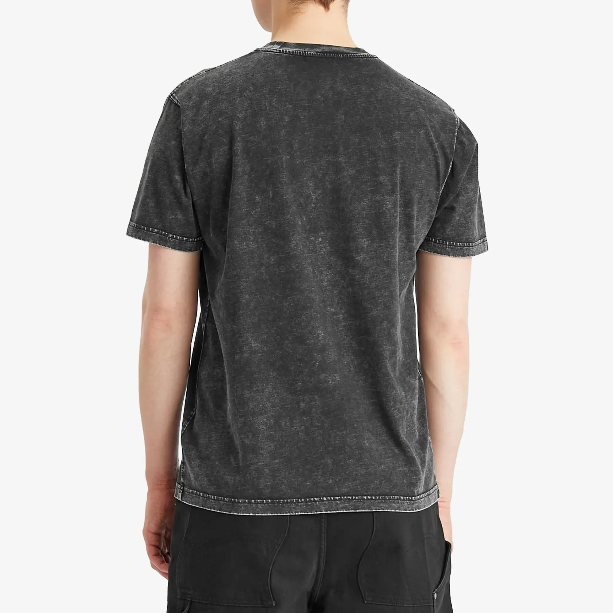 Dime Men's Classic Small Logo T-Shirt Faded Black