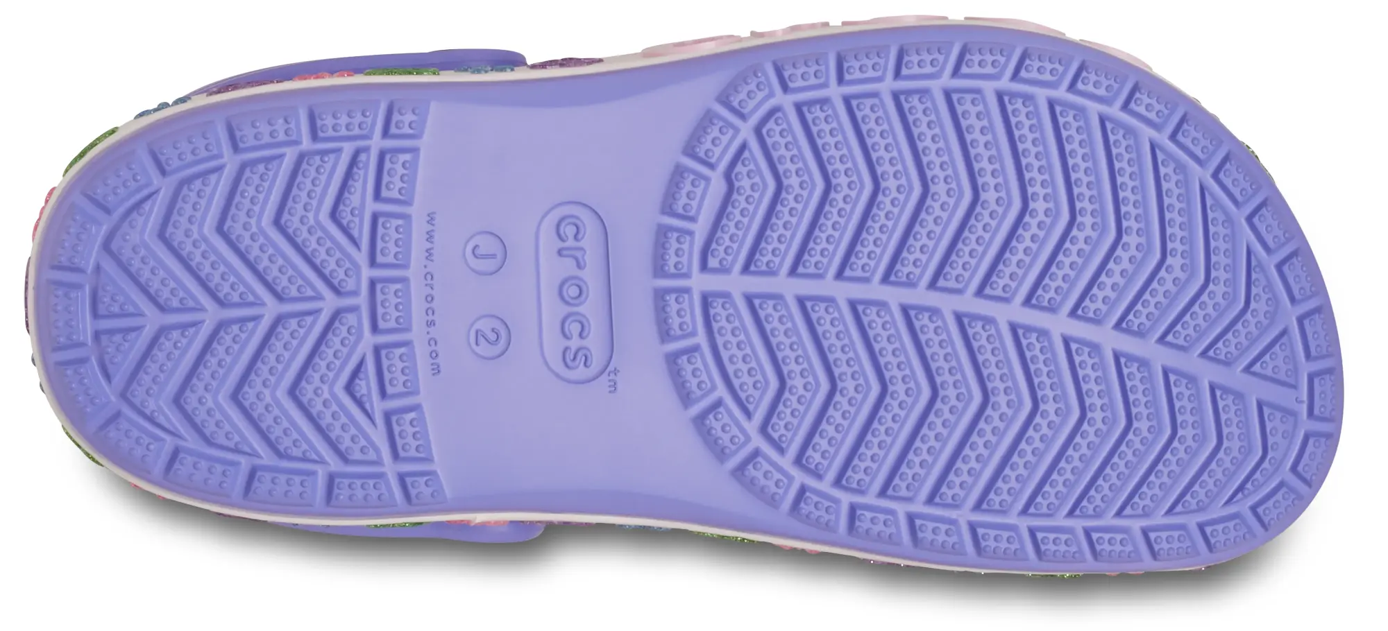 Crocs | Kids | Bayaband Flower Band | Clogs | Digital Violet | C11