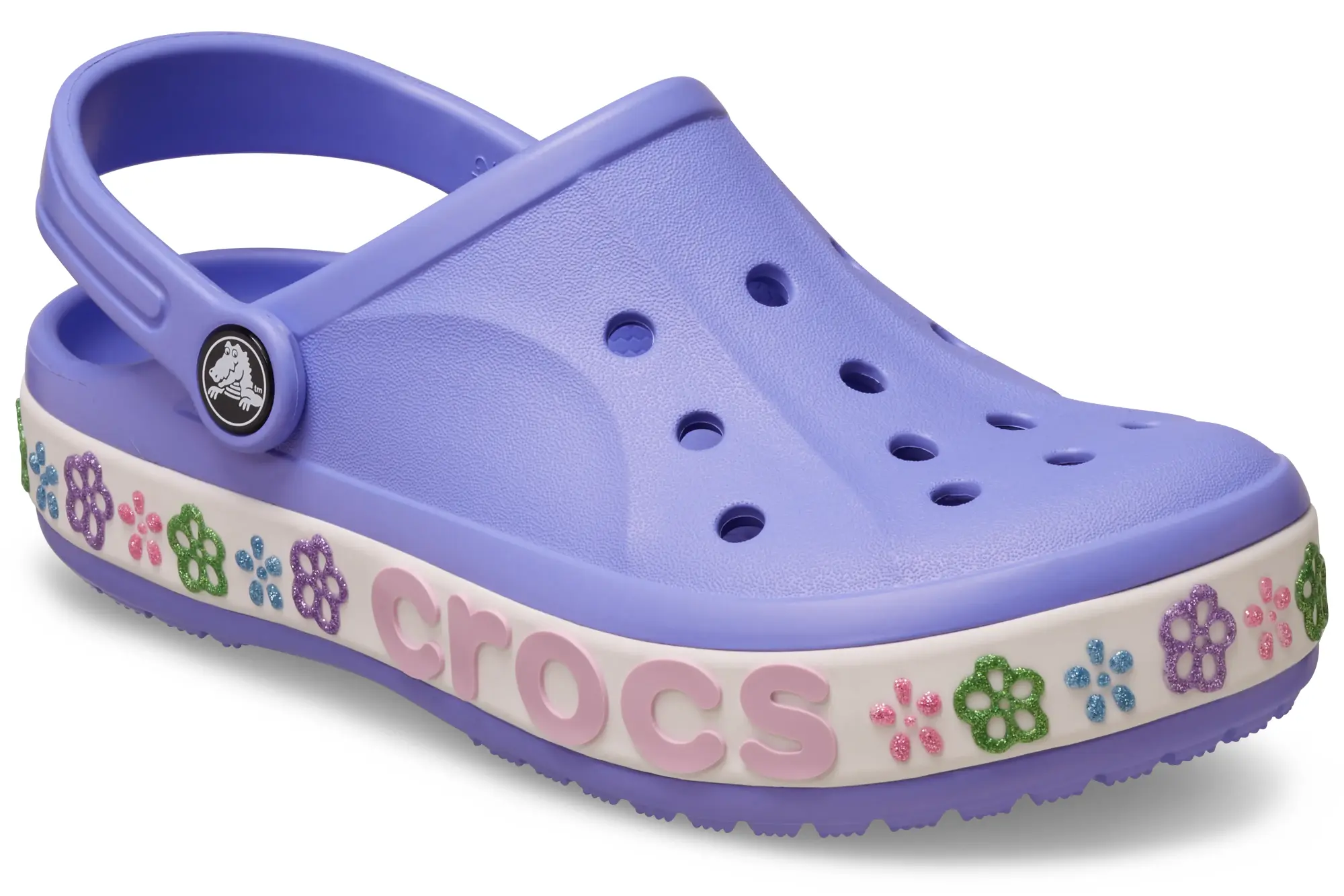 Crocs | Kids | Toddler Bayaband Flower Band | Clogs | Digital Violet | C4