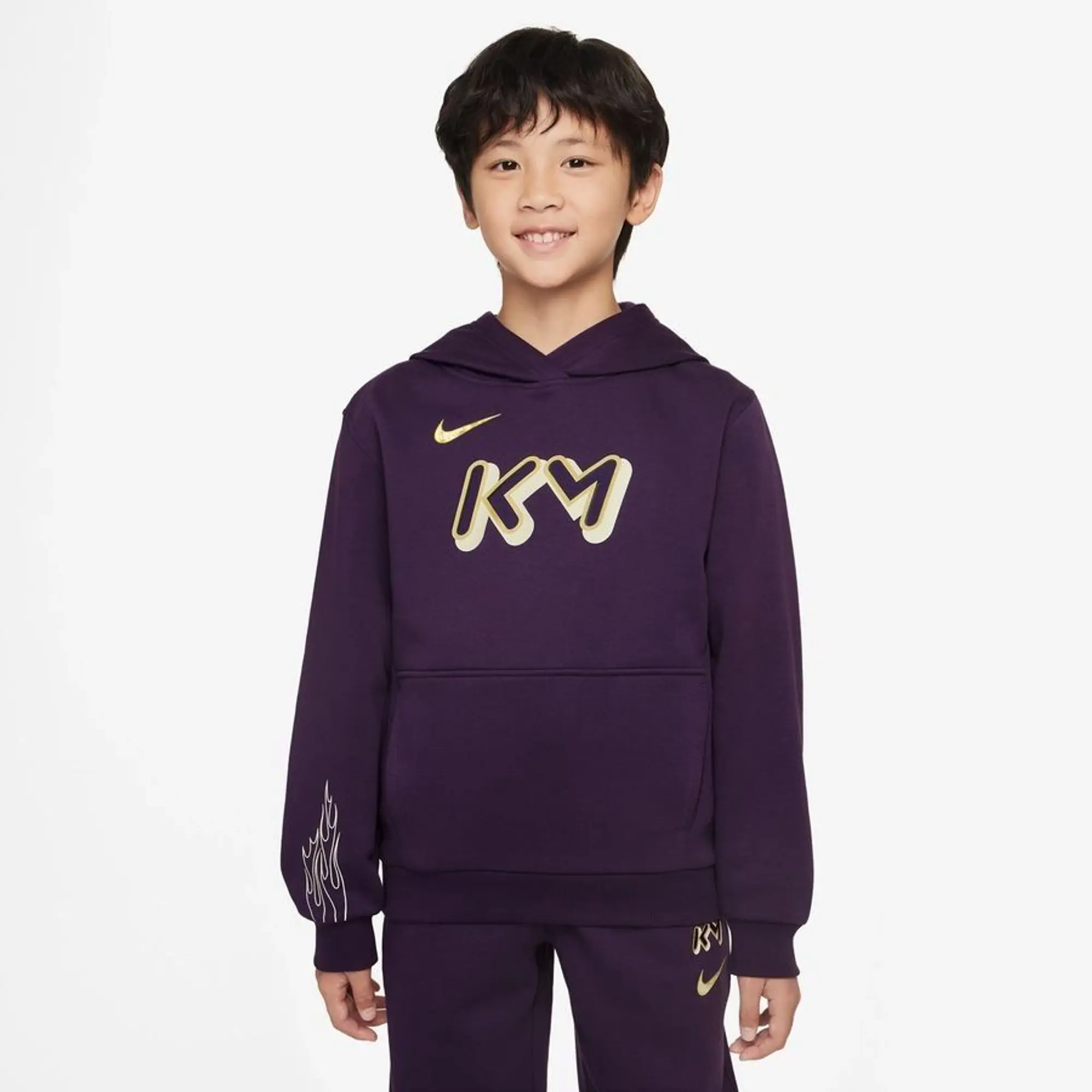 Nike Hoodie Club Fleece Mbappé Personal Edition - ['Purple']