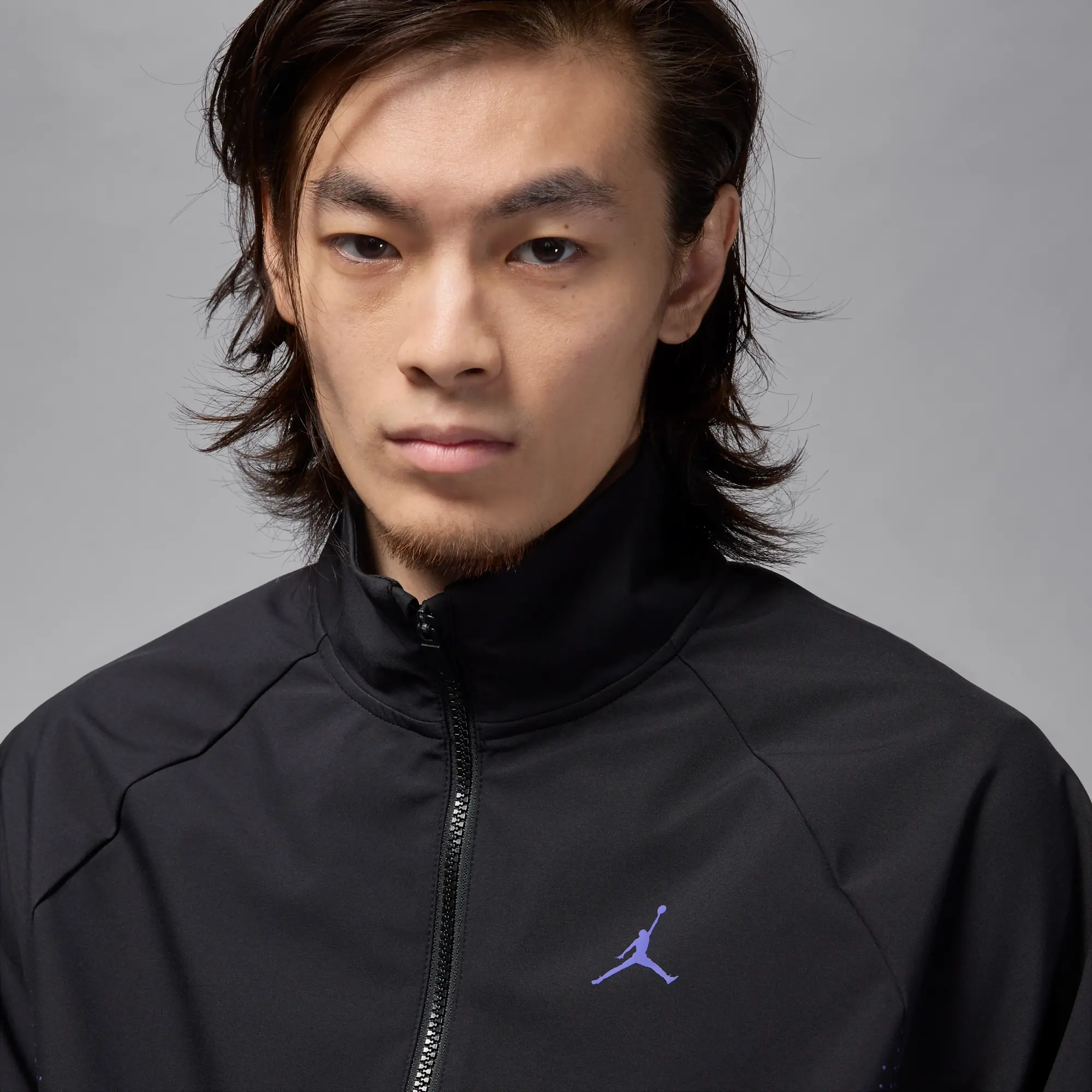 Nike Jordan Sport JAM Men's Warm-Up Jacket - Black - Polyester