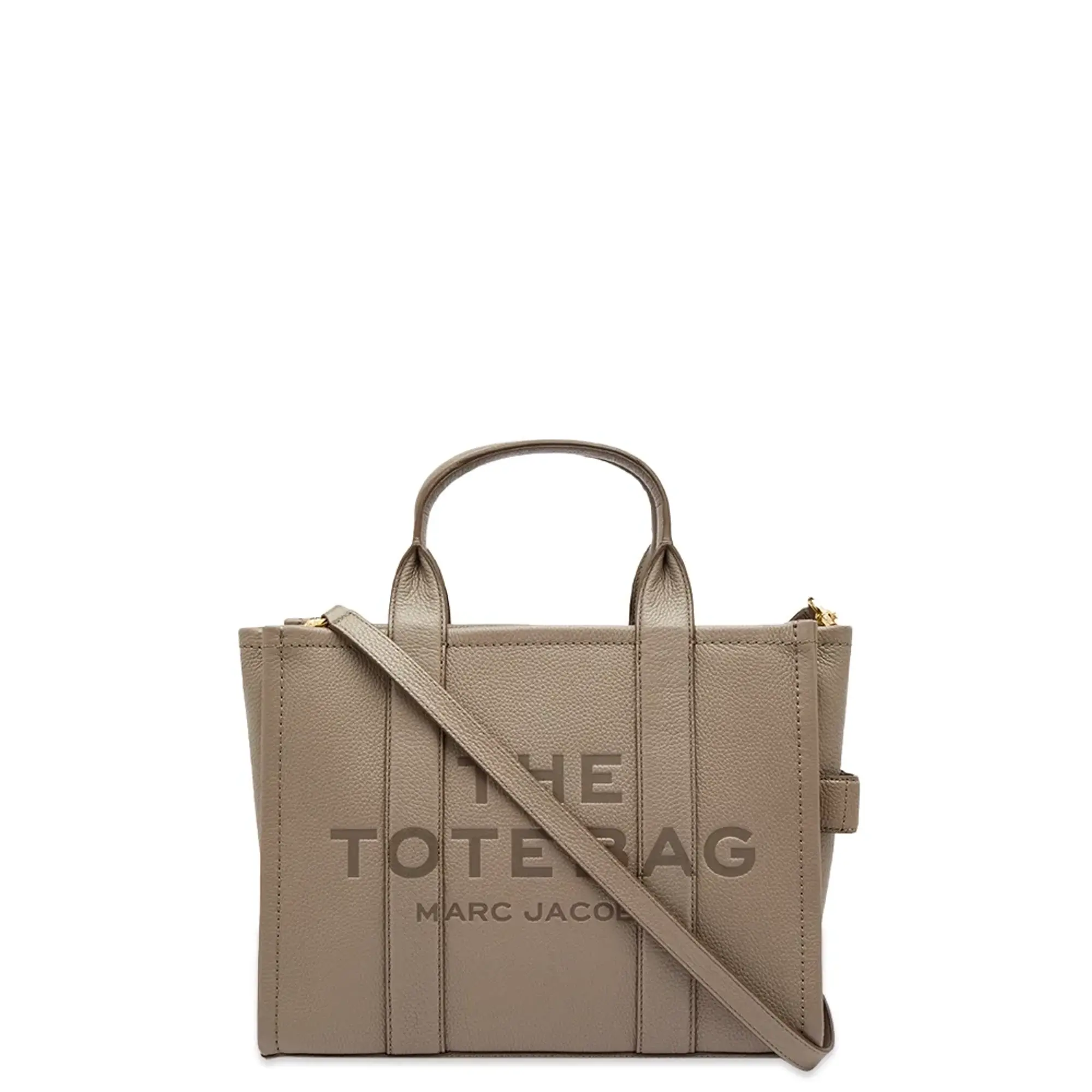 Marc Jacobs Women's The Leather Mini Tote Bag Cement